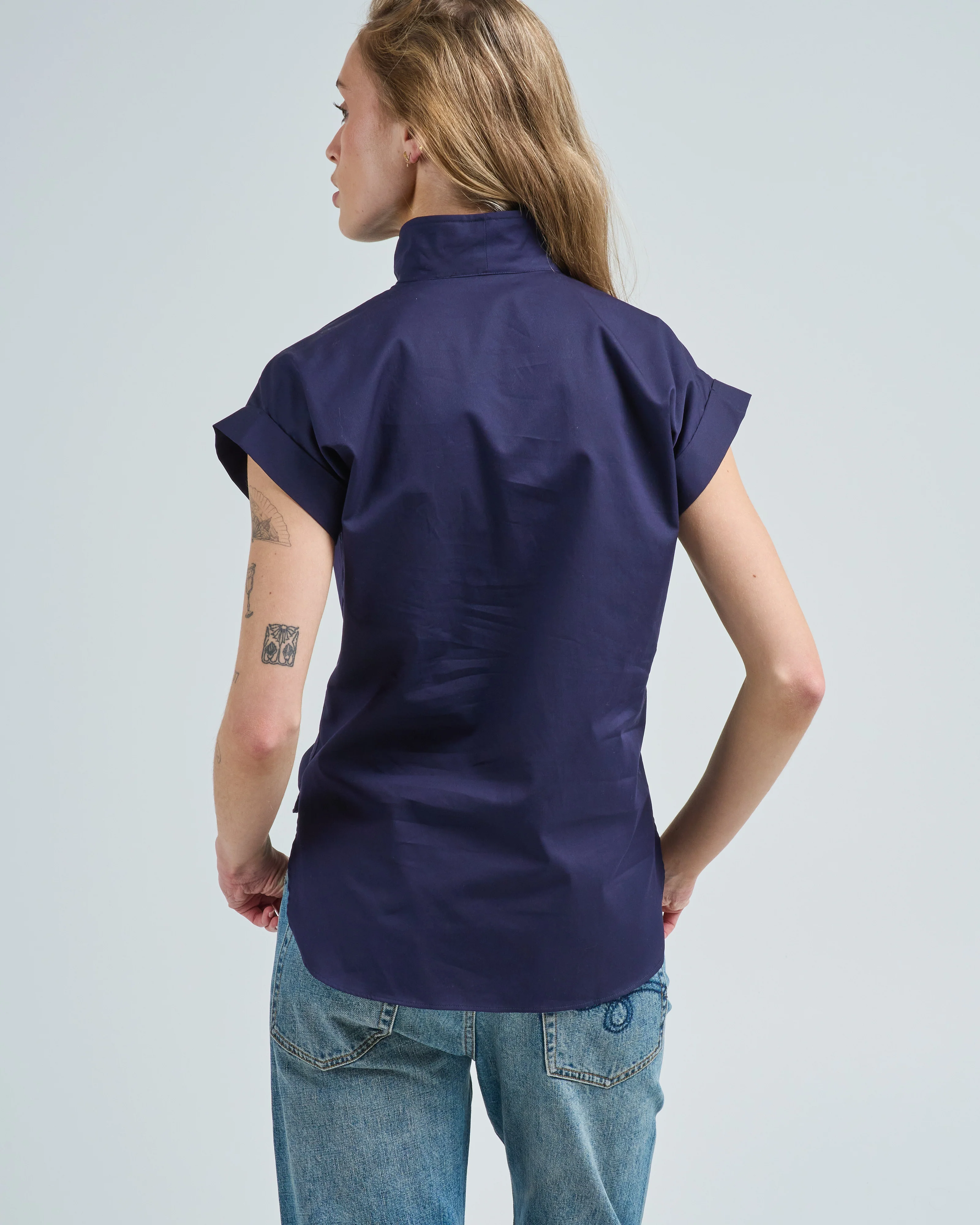 midnight in manhattan cap sleeve shirt - Image 4