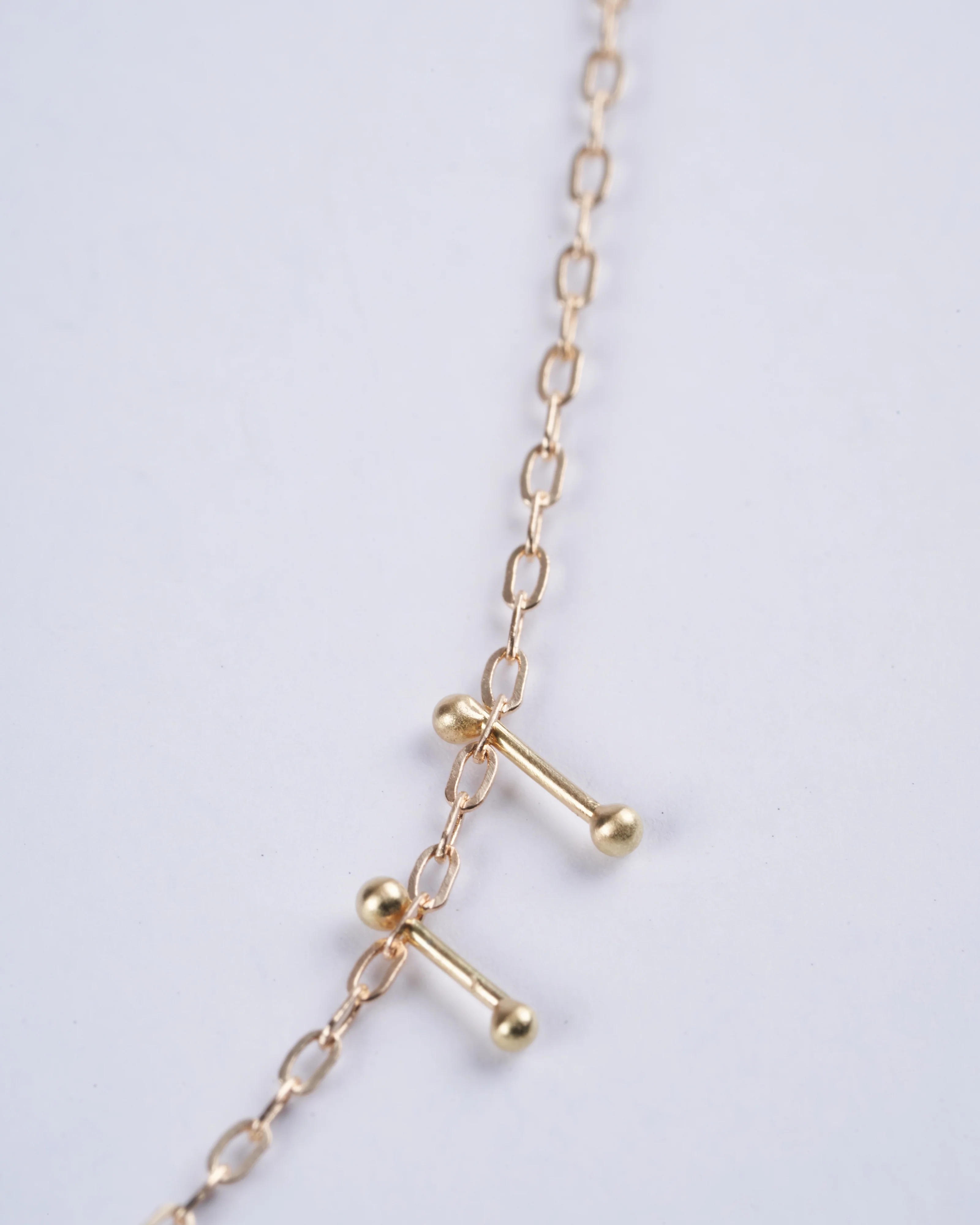 harbor necklace with pins - gold - Image 3