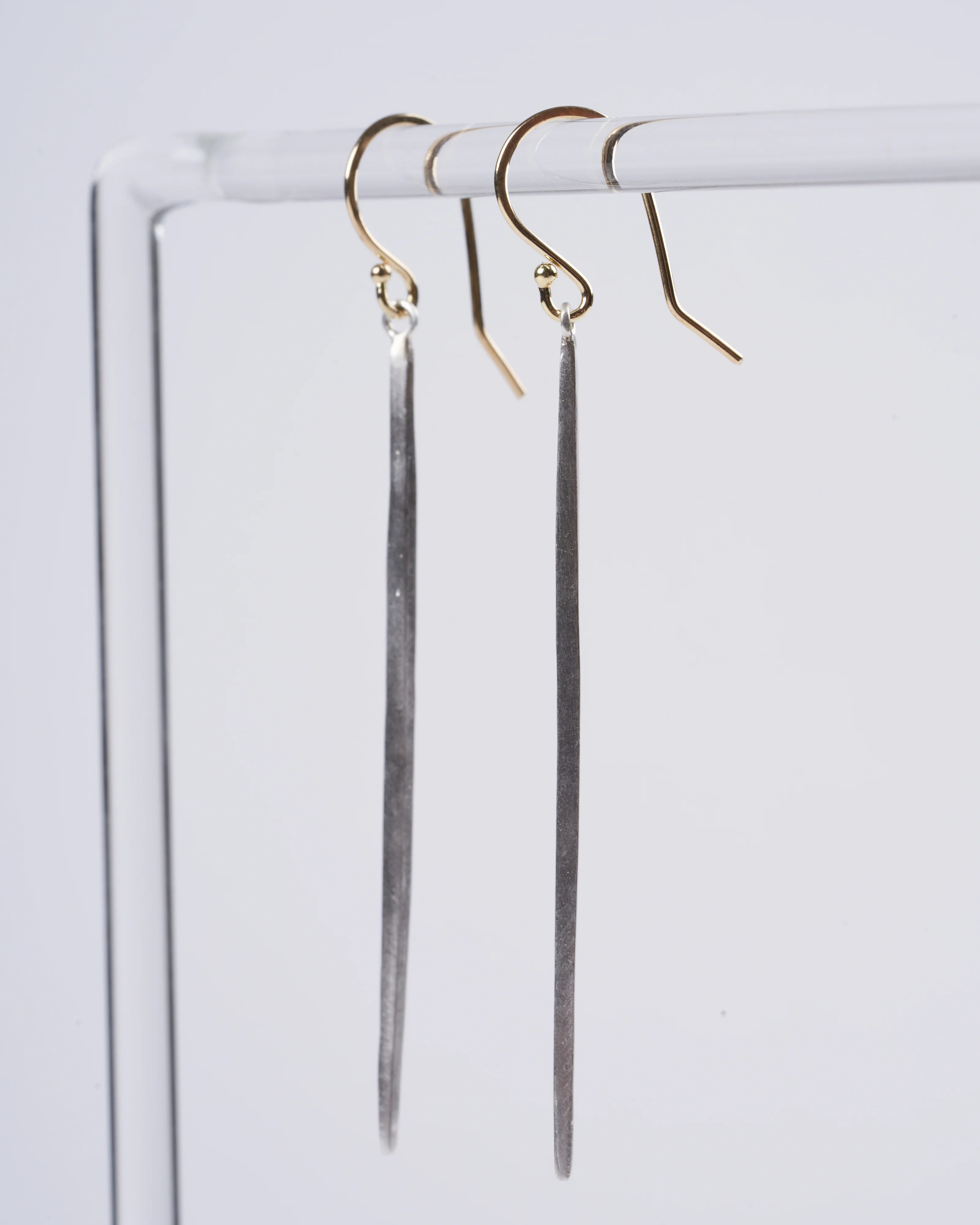 icicle earrings - silver - Image 2