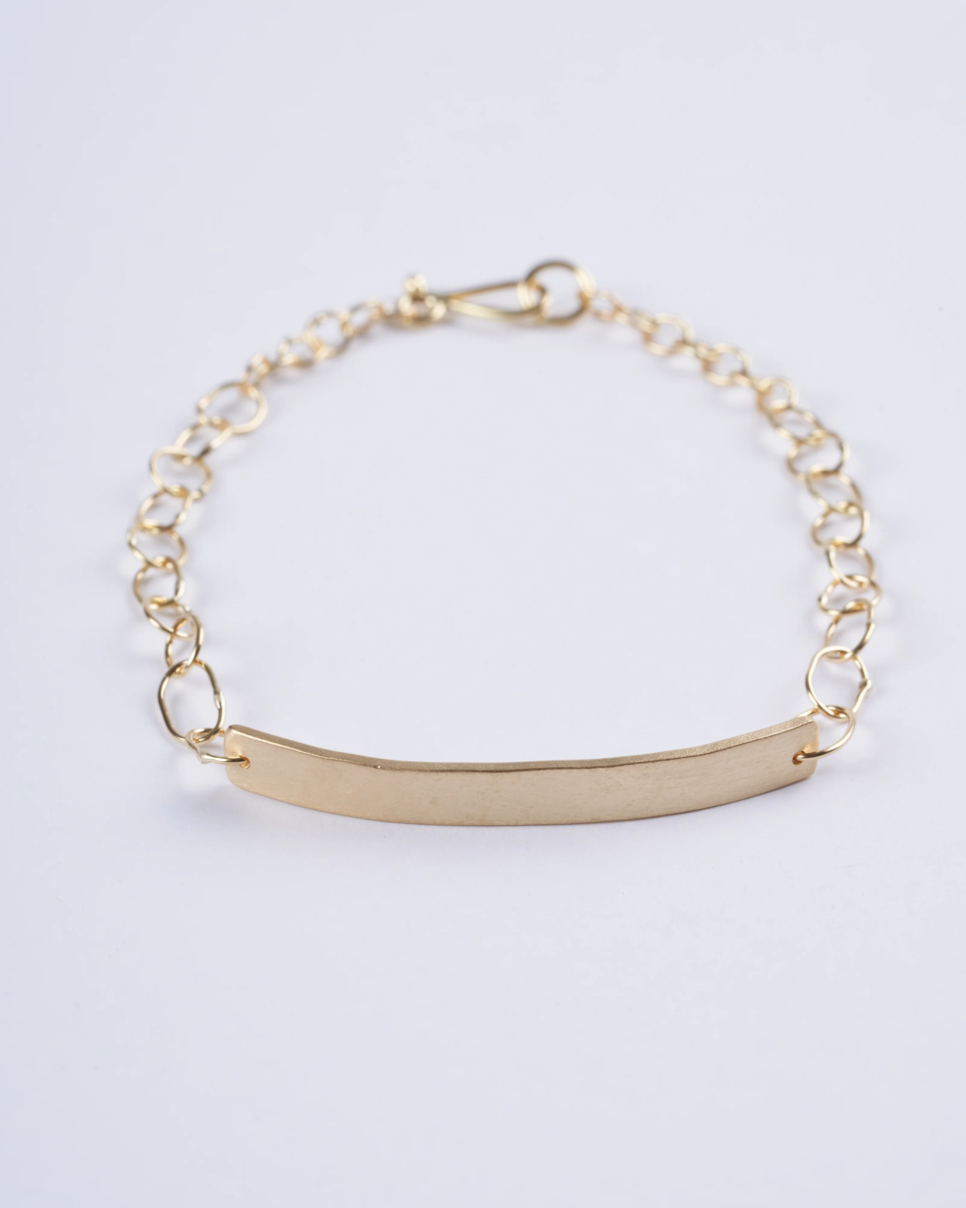 parchment id bracelet - gold - Image 2