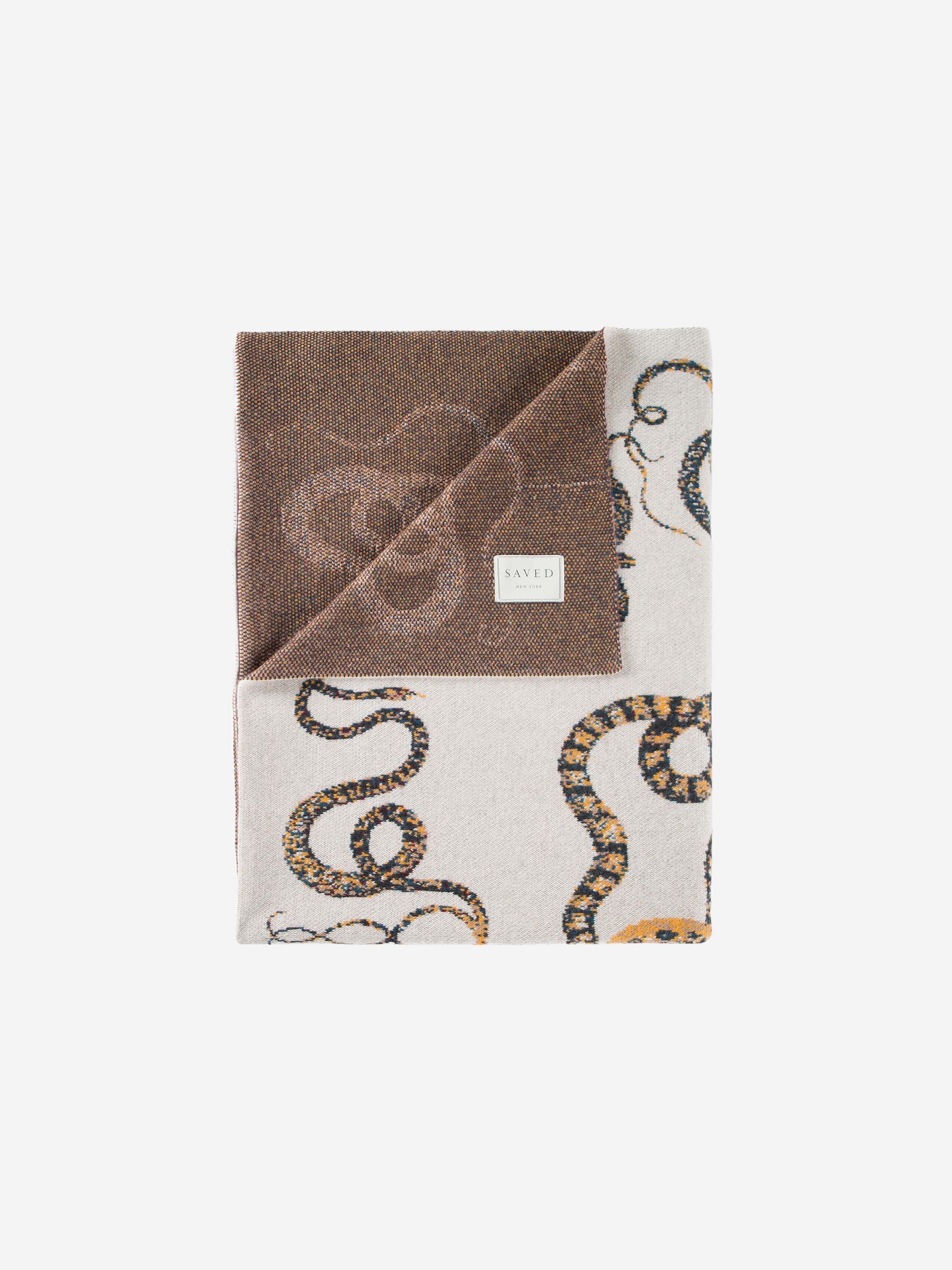 serpents cashmere blanket - Image 2