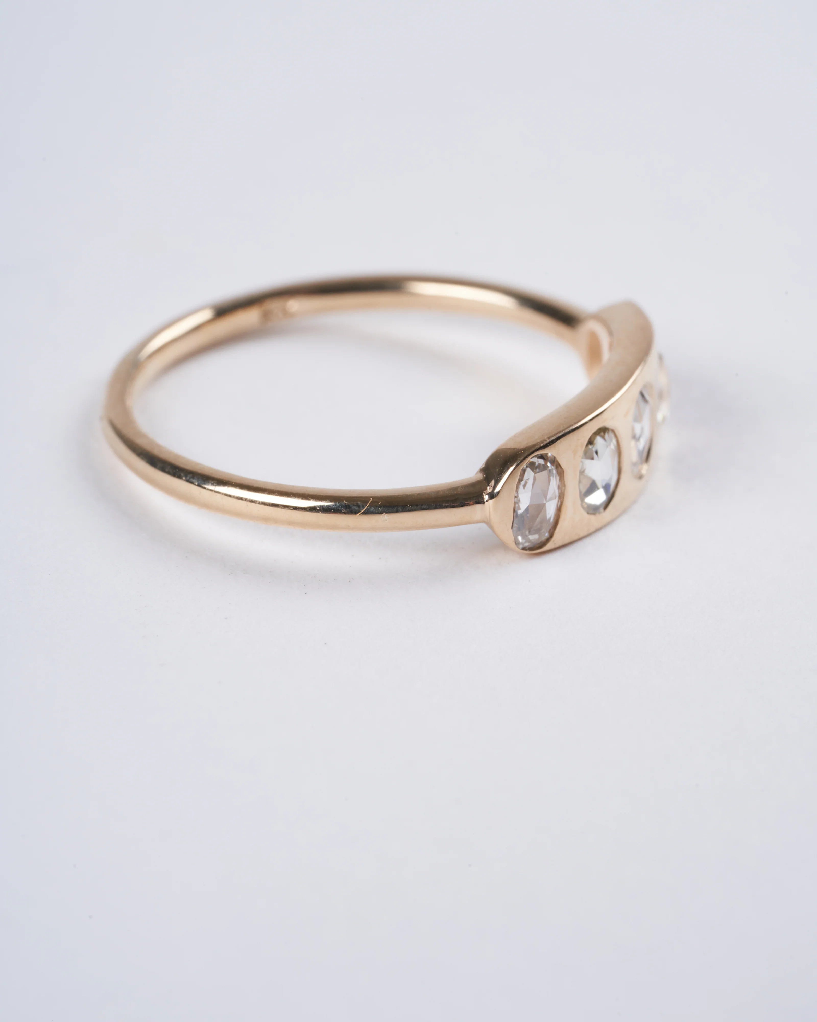 asha ring 14k gold and diamonds - Image 2