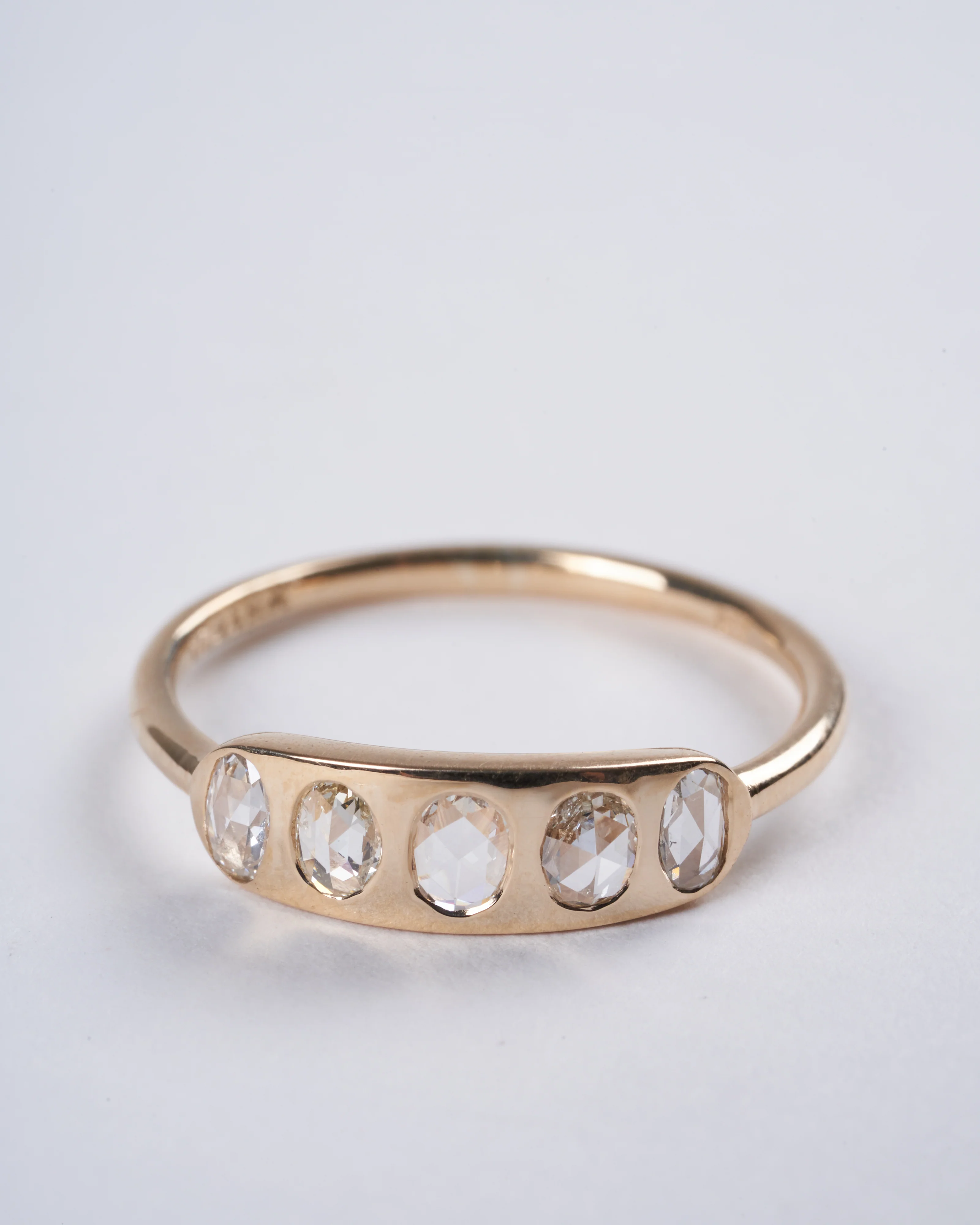 asha ring 14k gold and diamonds - Image 4