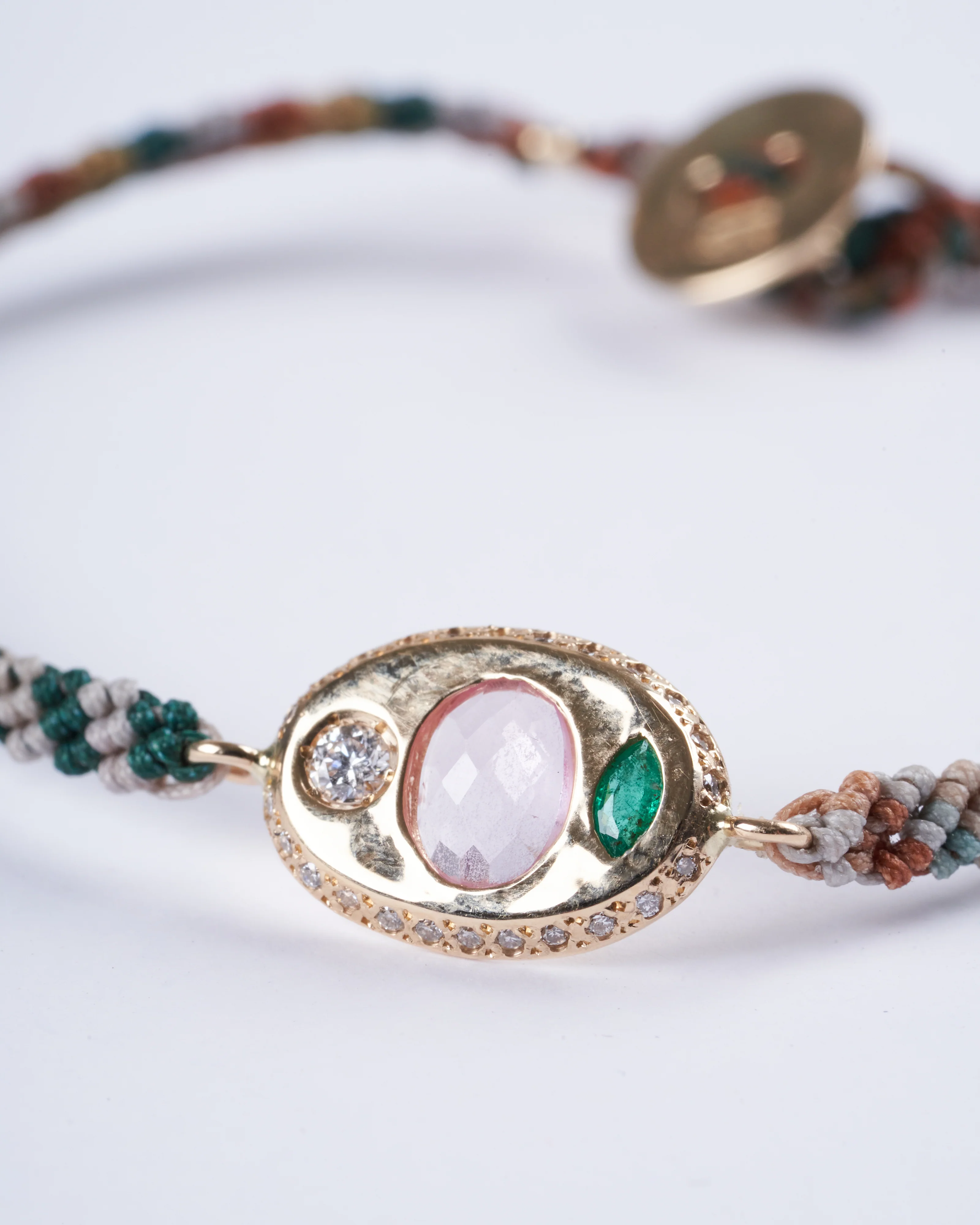 boyzie bracelet multi with diamond - multi nylon and stone - Image 2