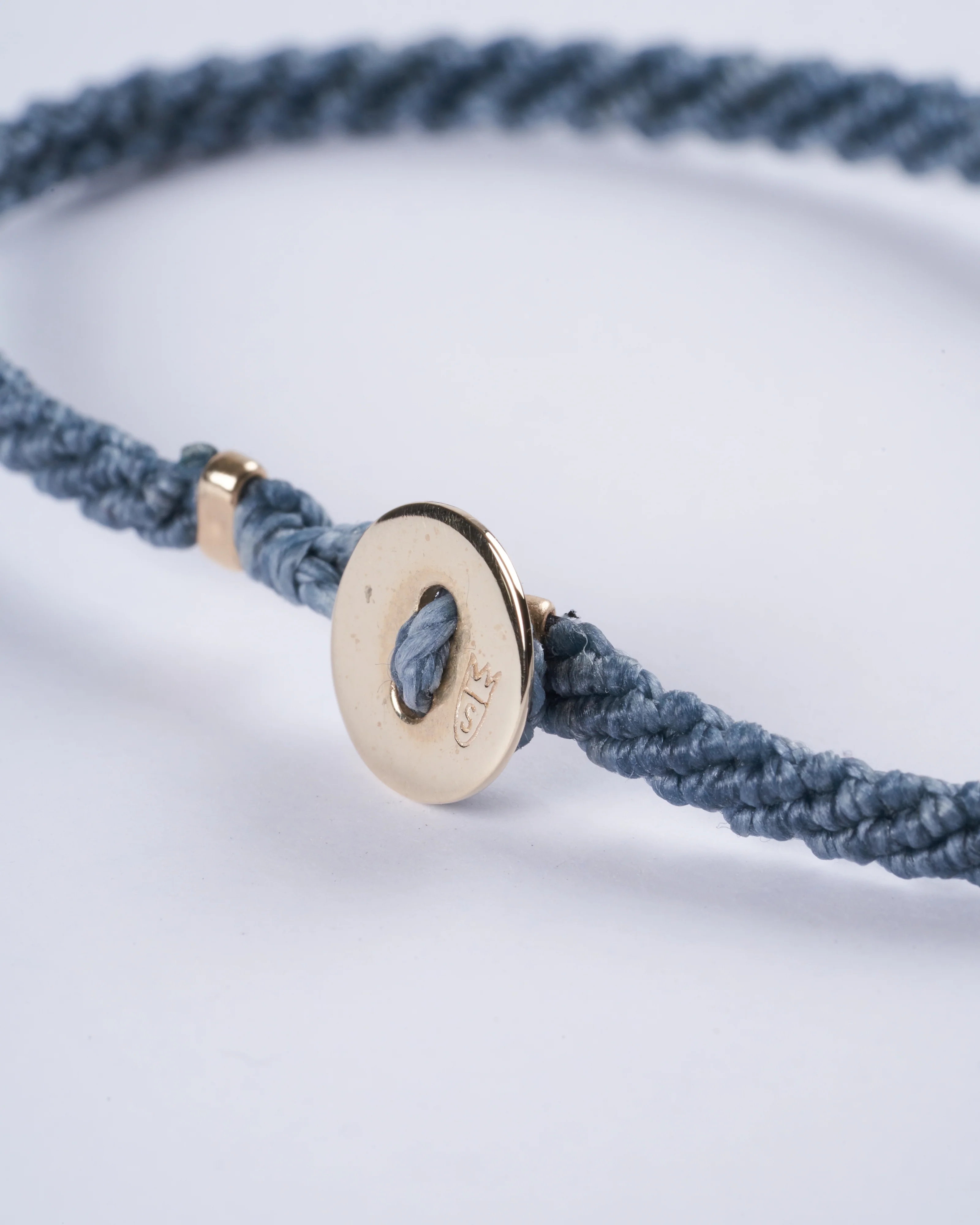 classic diamond bracelet in aquaspray - nylon and stone - Image 3