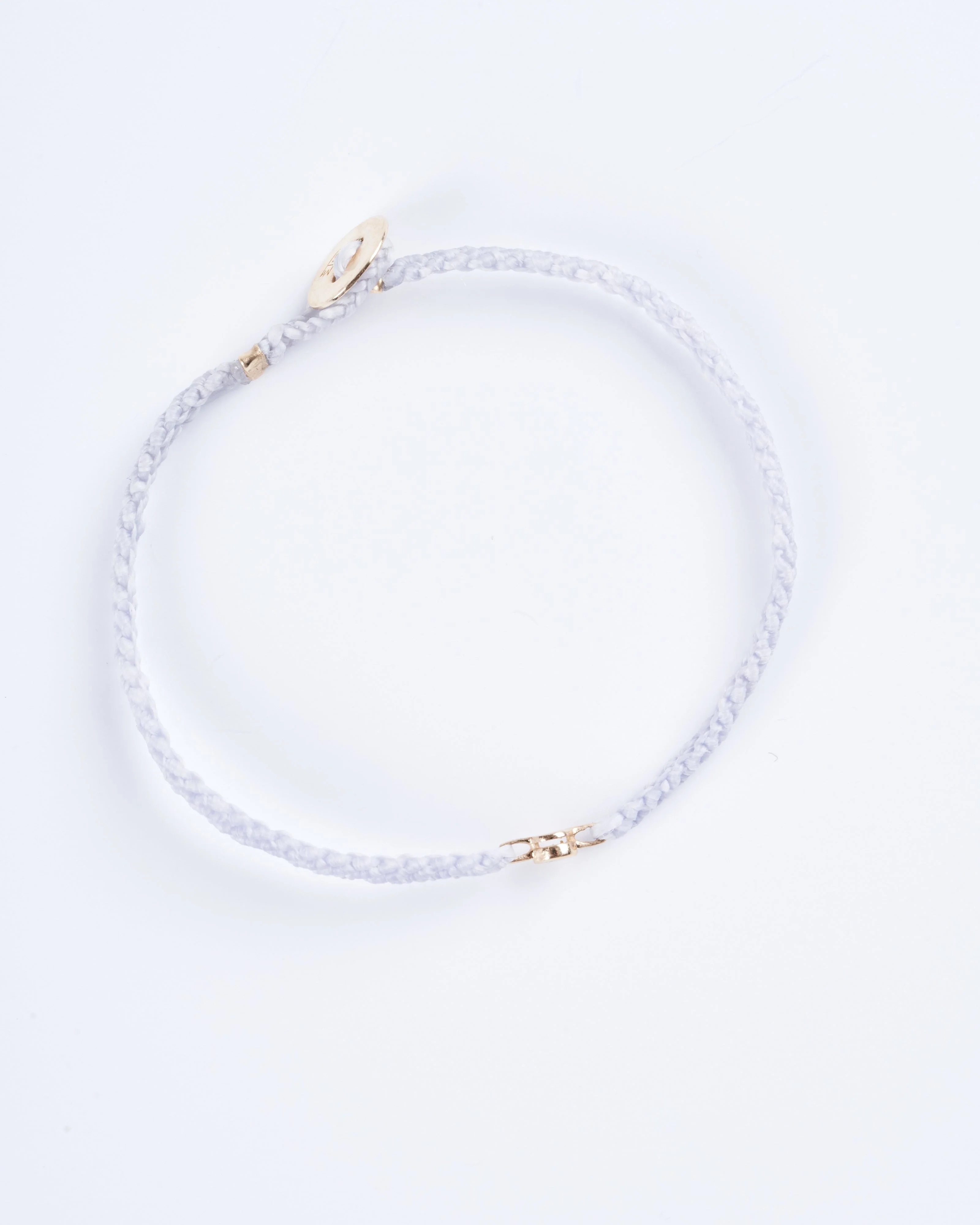 classic diamond bracelet in lavender - gold - Image 2