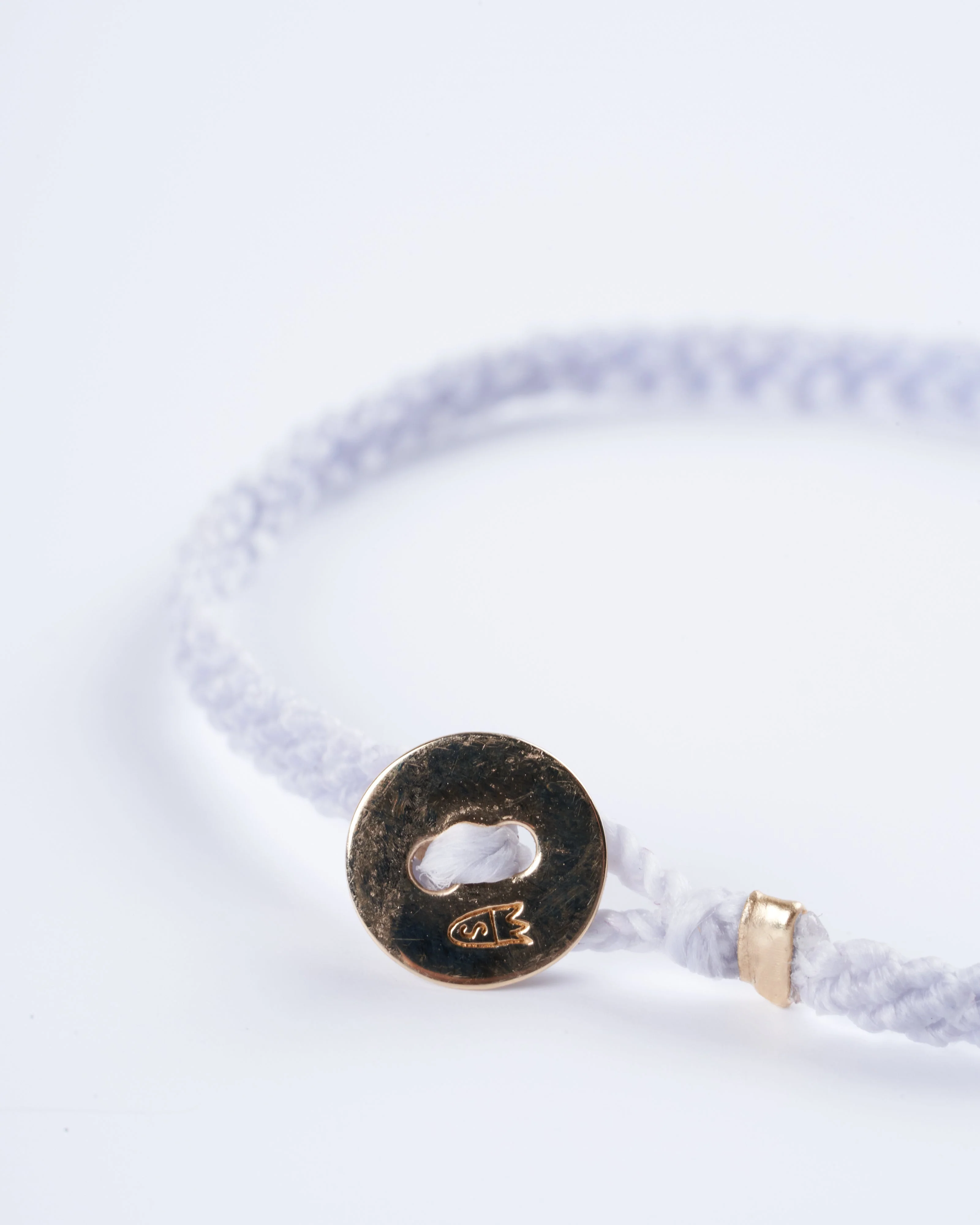 classic diamond bracelet in lavender - gold - Image 4