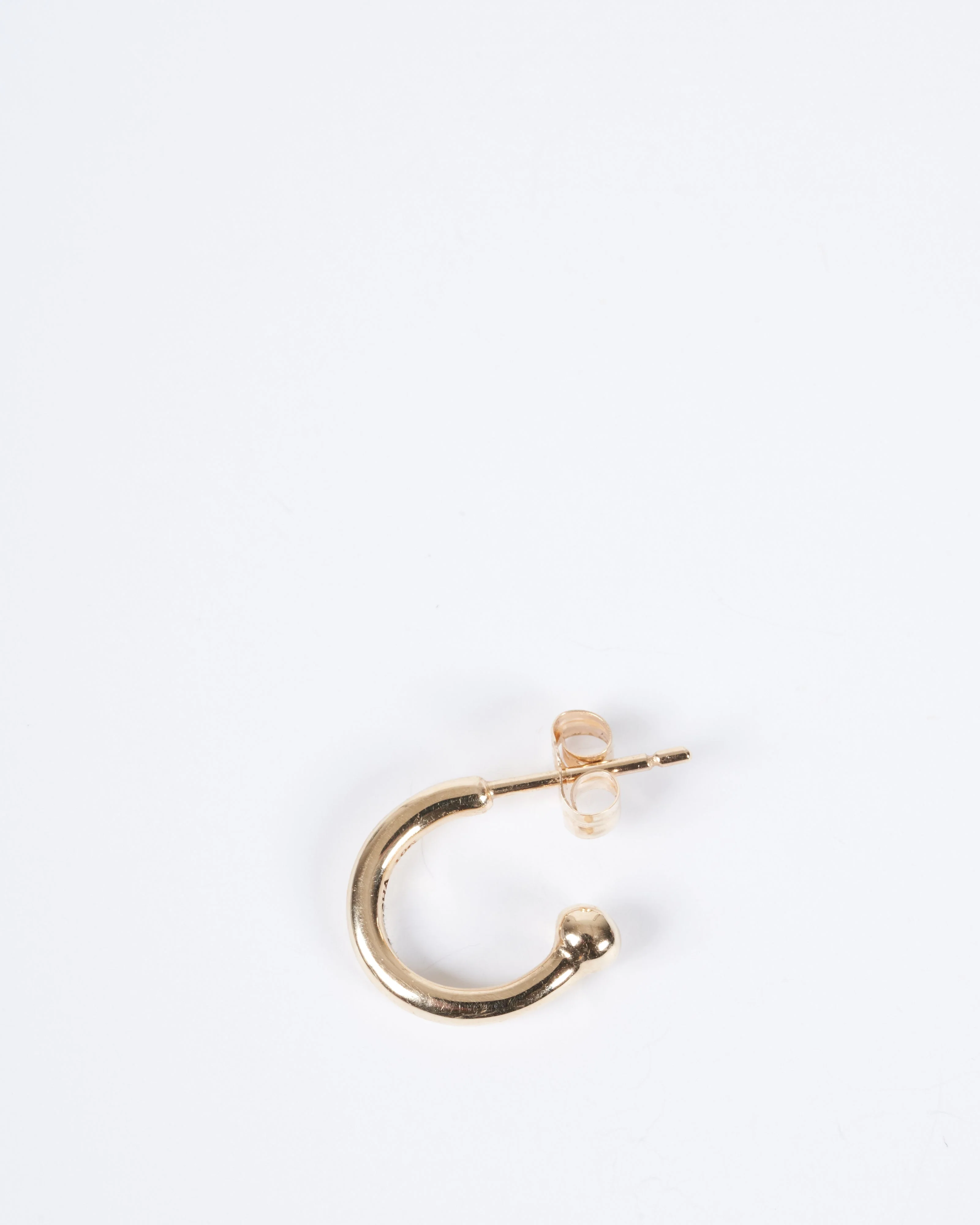 mini hoop single - gold - Image 2