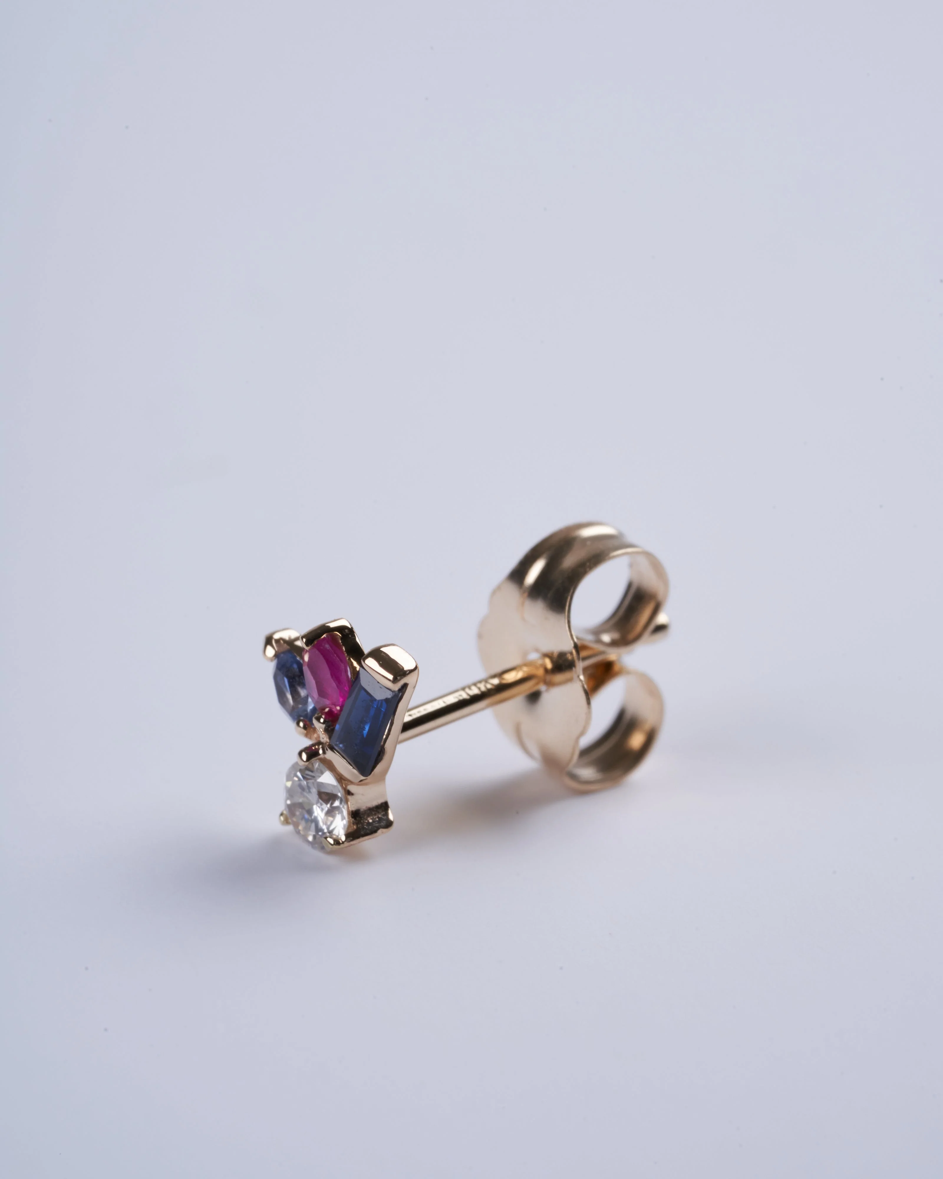 srd 14k yg single earring - gold - Image 2