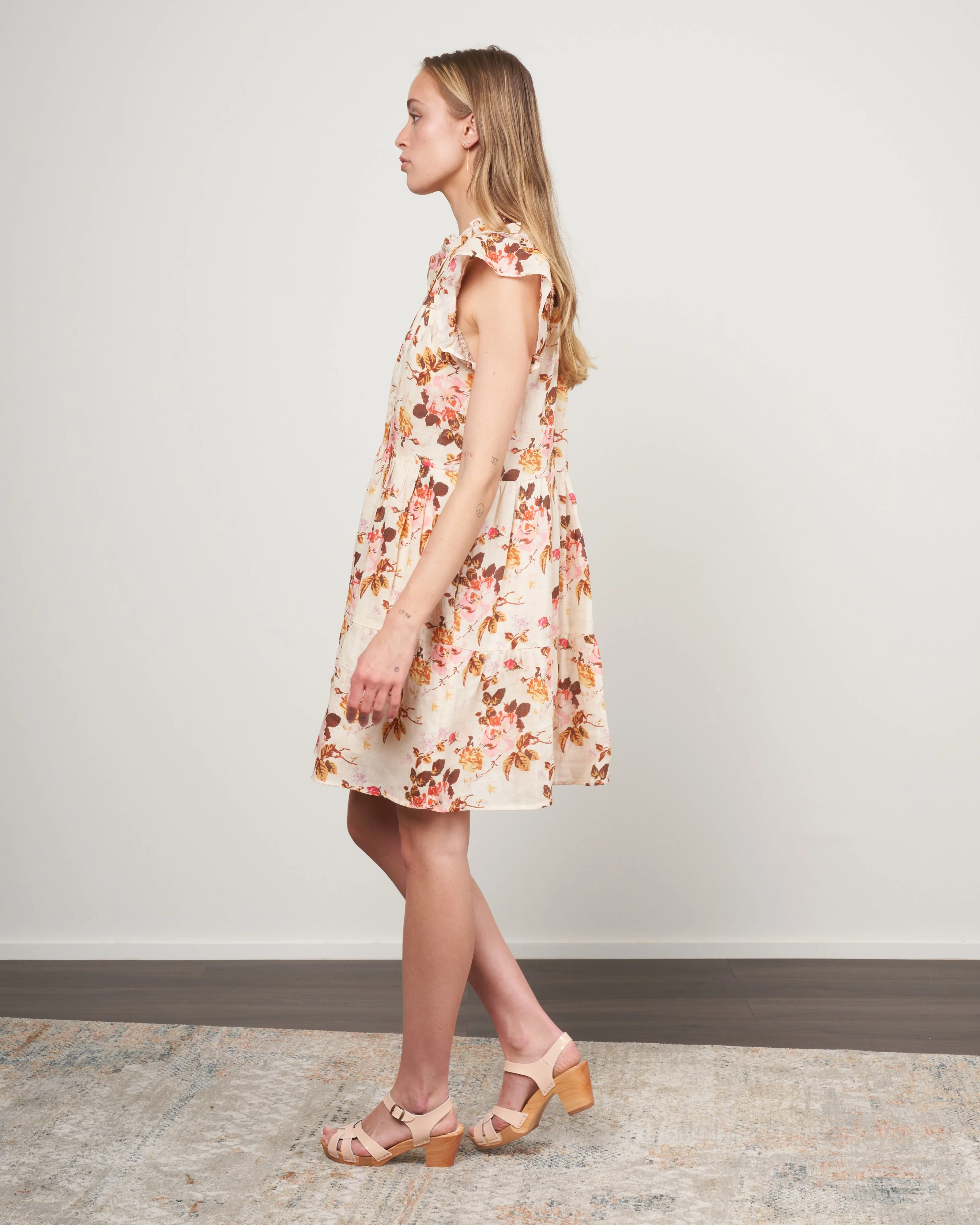 esme sleeve dress - cream - Image 2