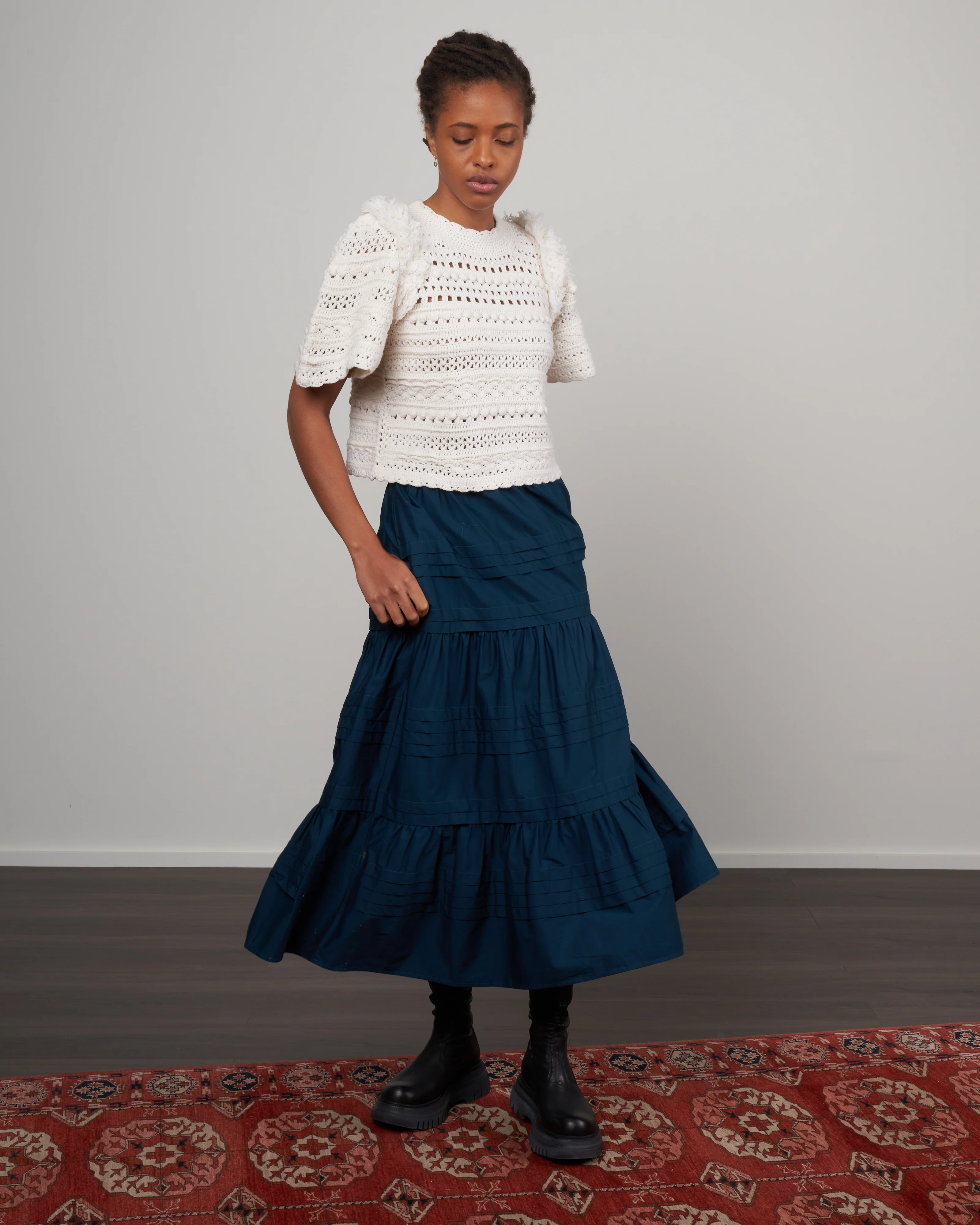 gaia midi skirt - aegean - Image 2