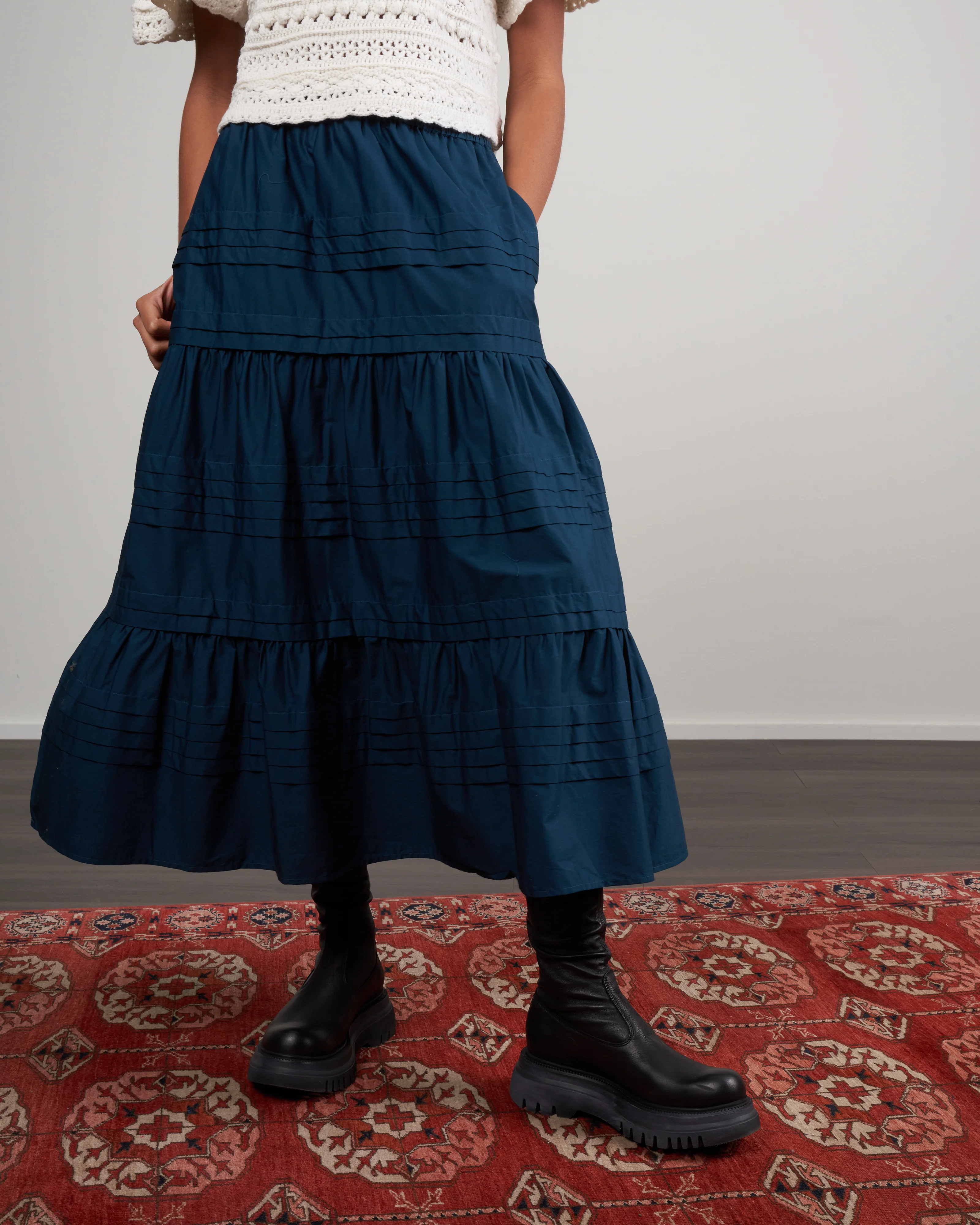gaia midi skirt - aegean - Image 3