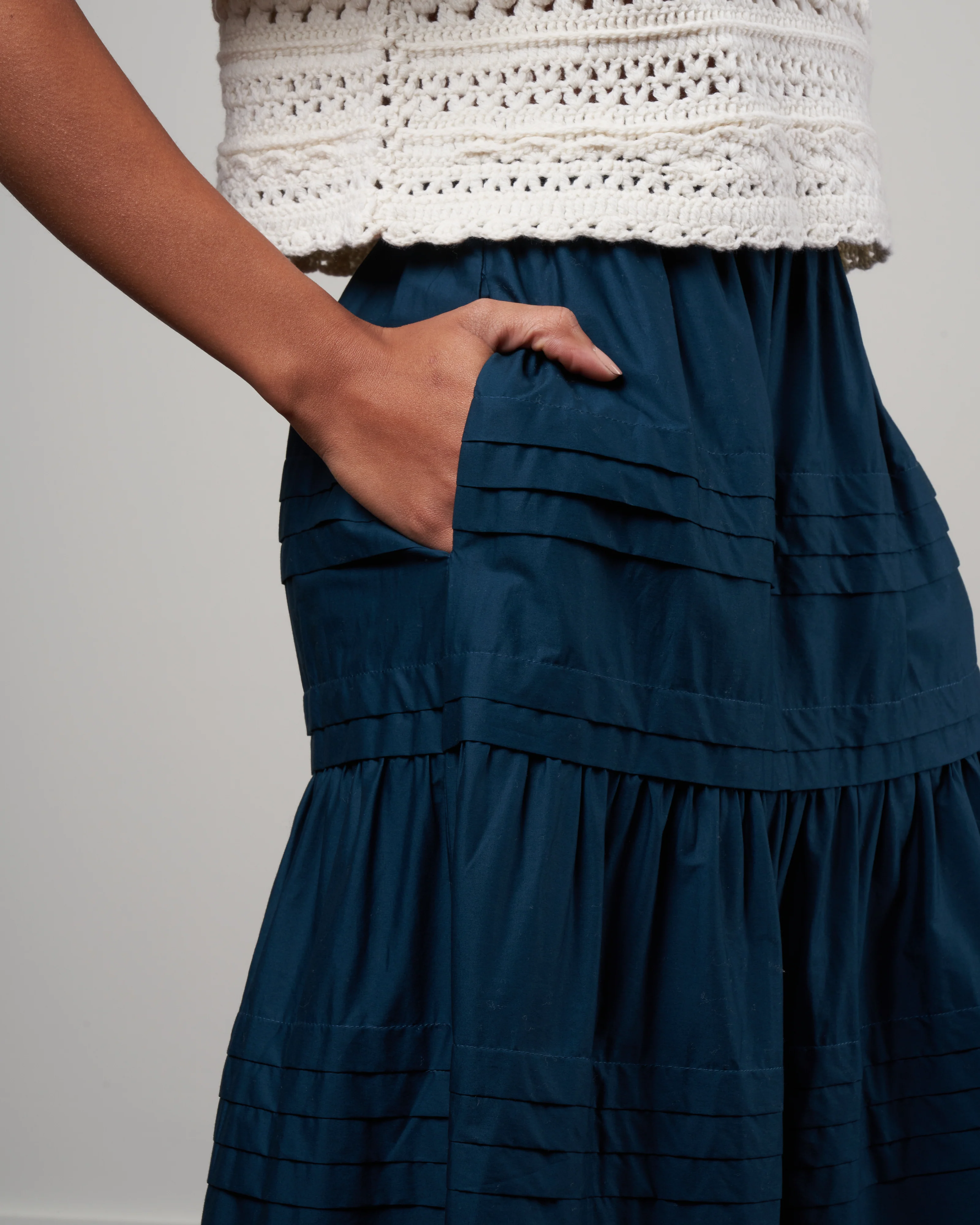 gaia midi skirt - aegean - Image 5