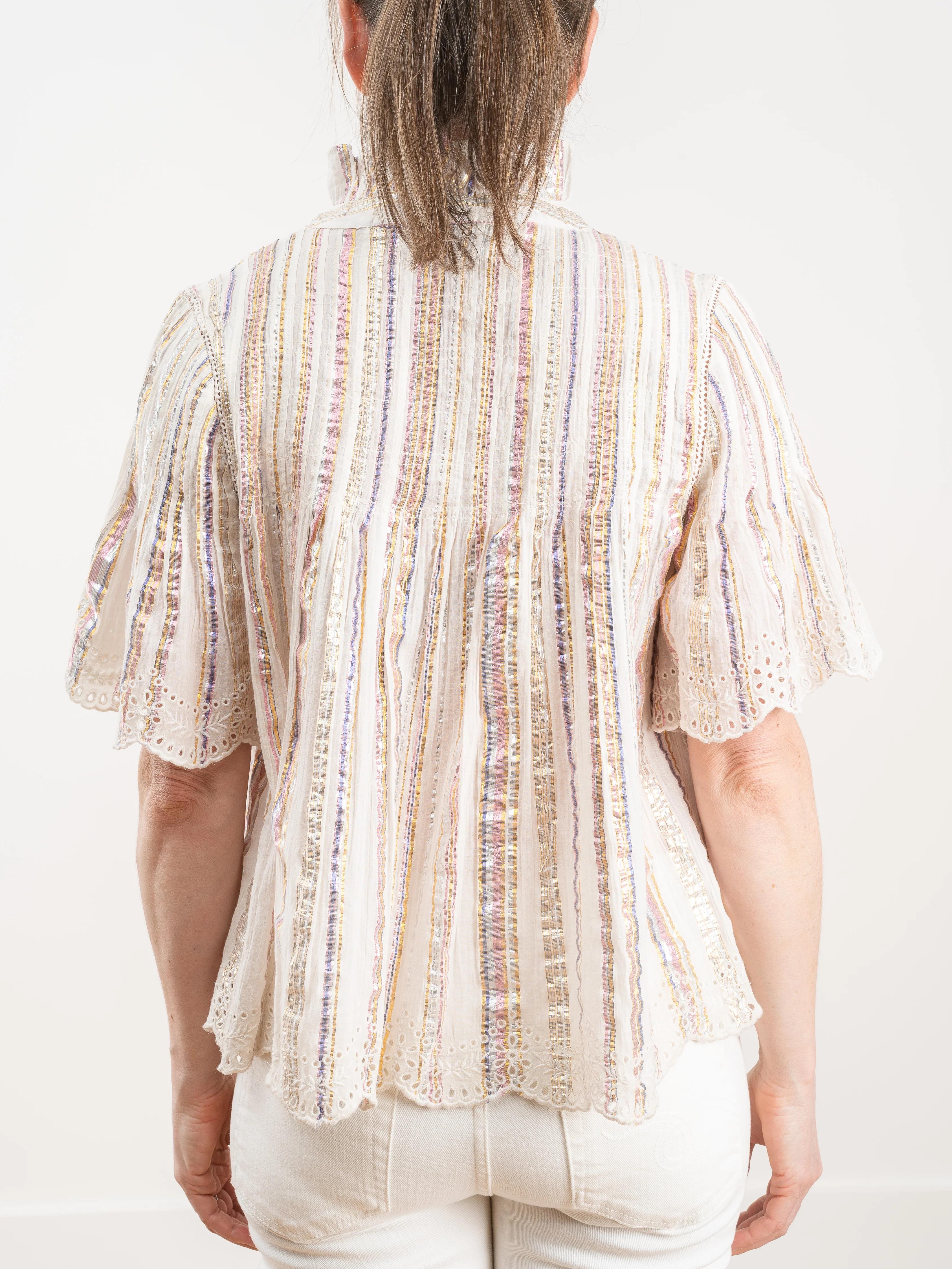 harriet pintucked top - multi - Image 5
