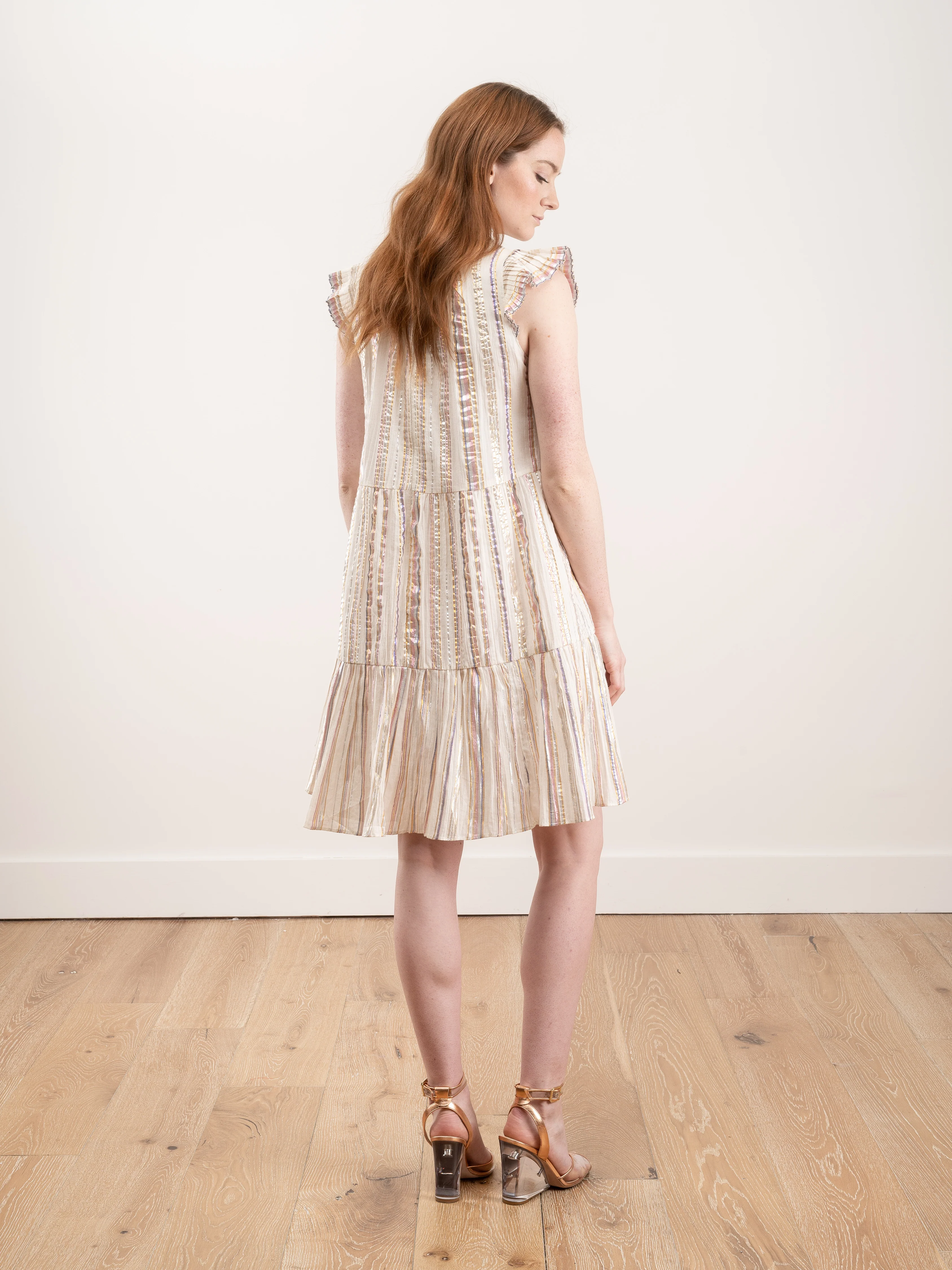 harriet tiered dress - multi - Image 3