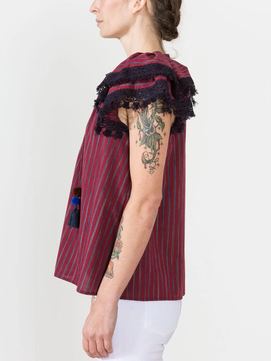 flutter top - red - Image 3