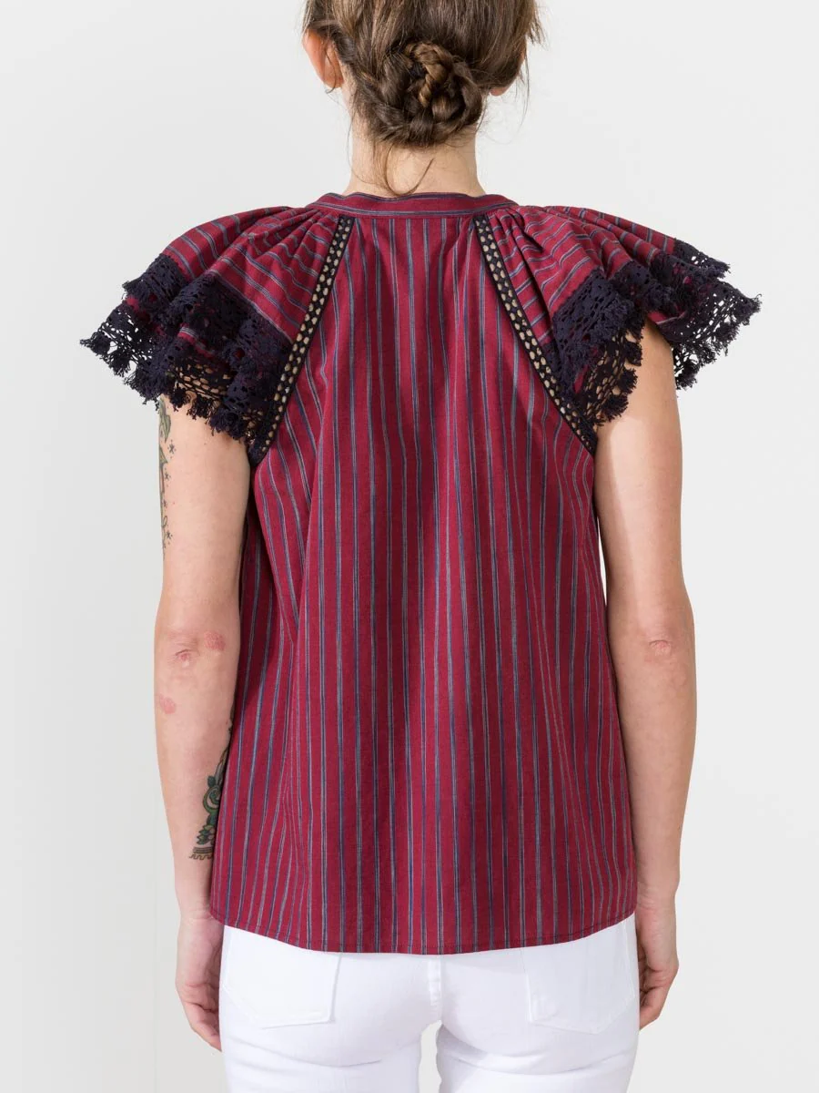 flutter top - red - Image 4