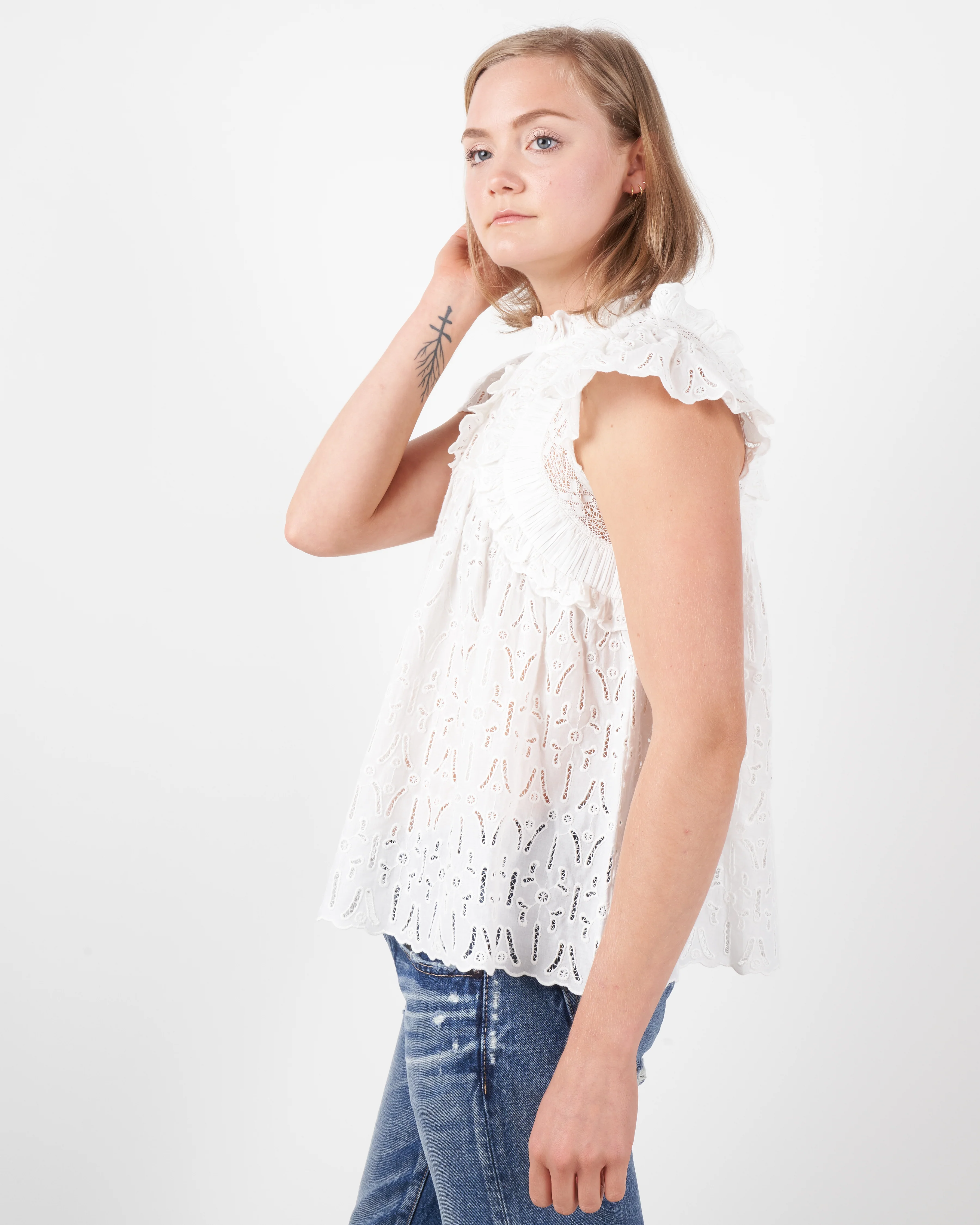 ingrid top - white - Image 2