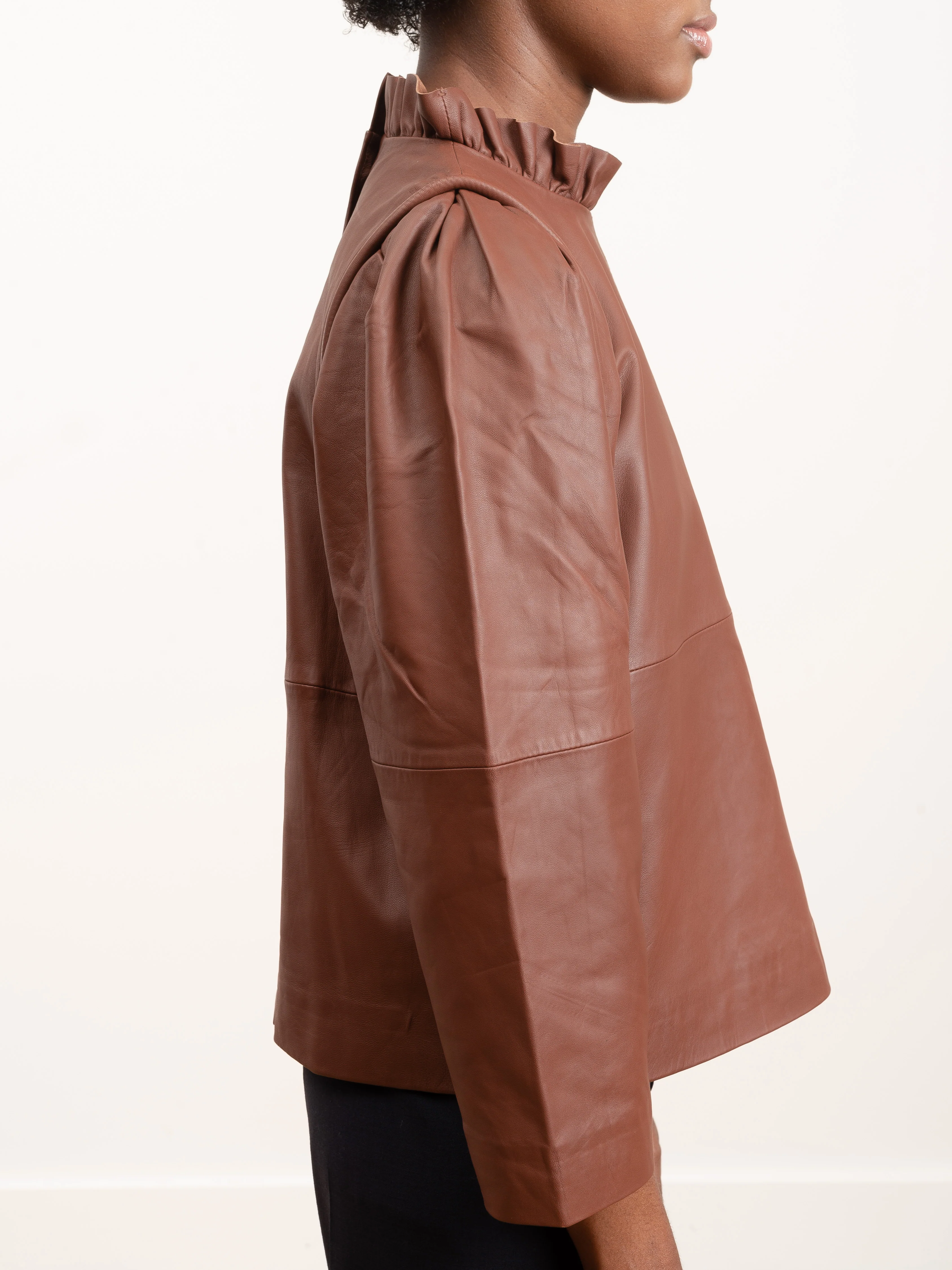 lidia leather top - Image 3