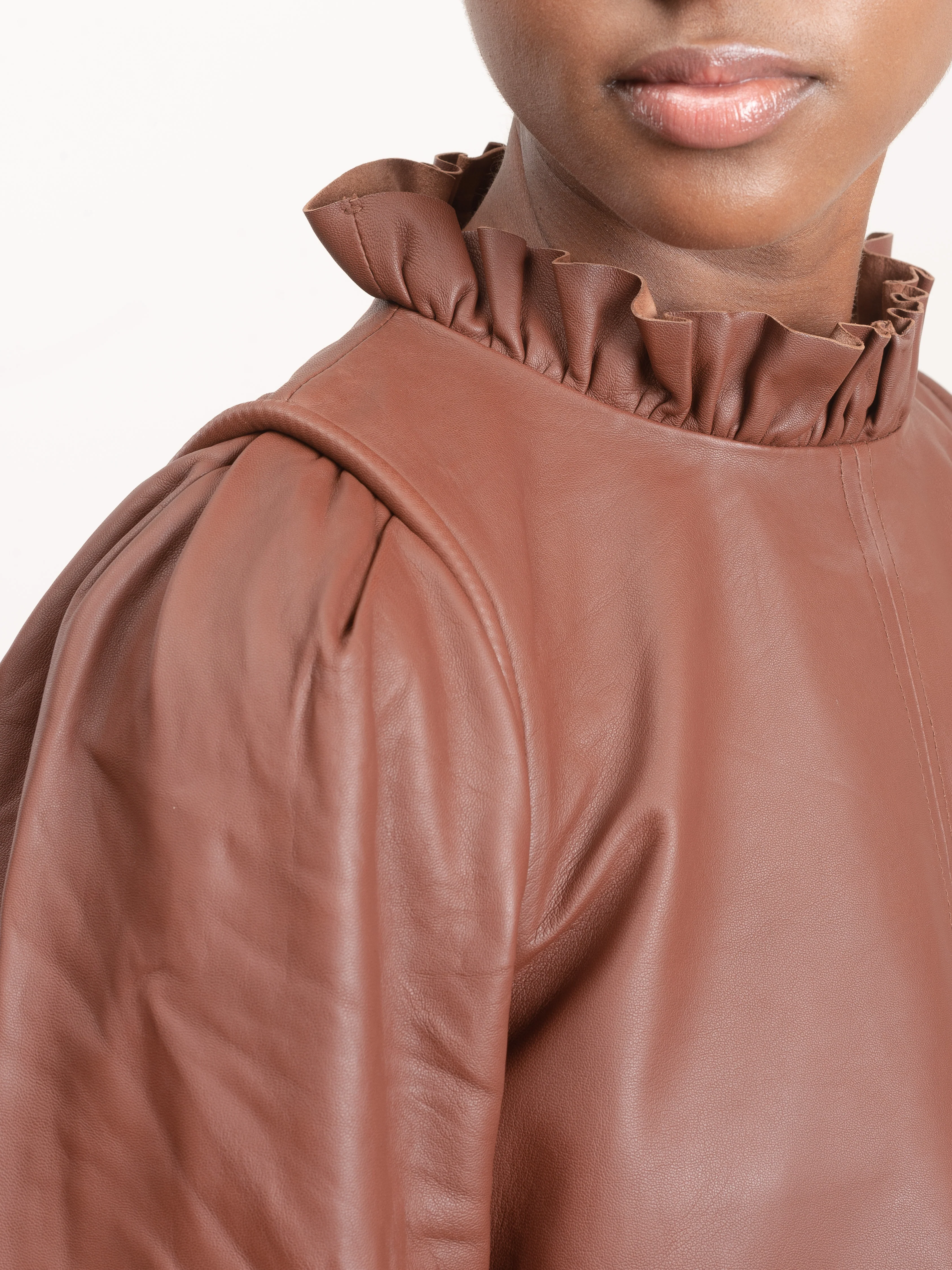 lidia leather top - Image 4