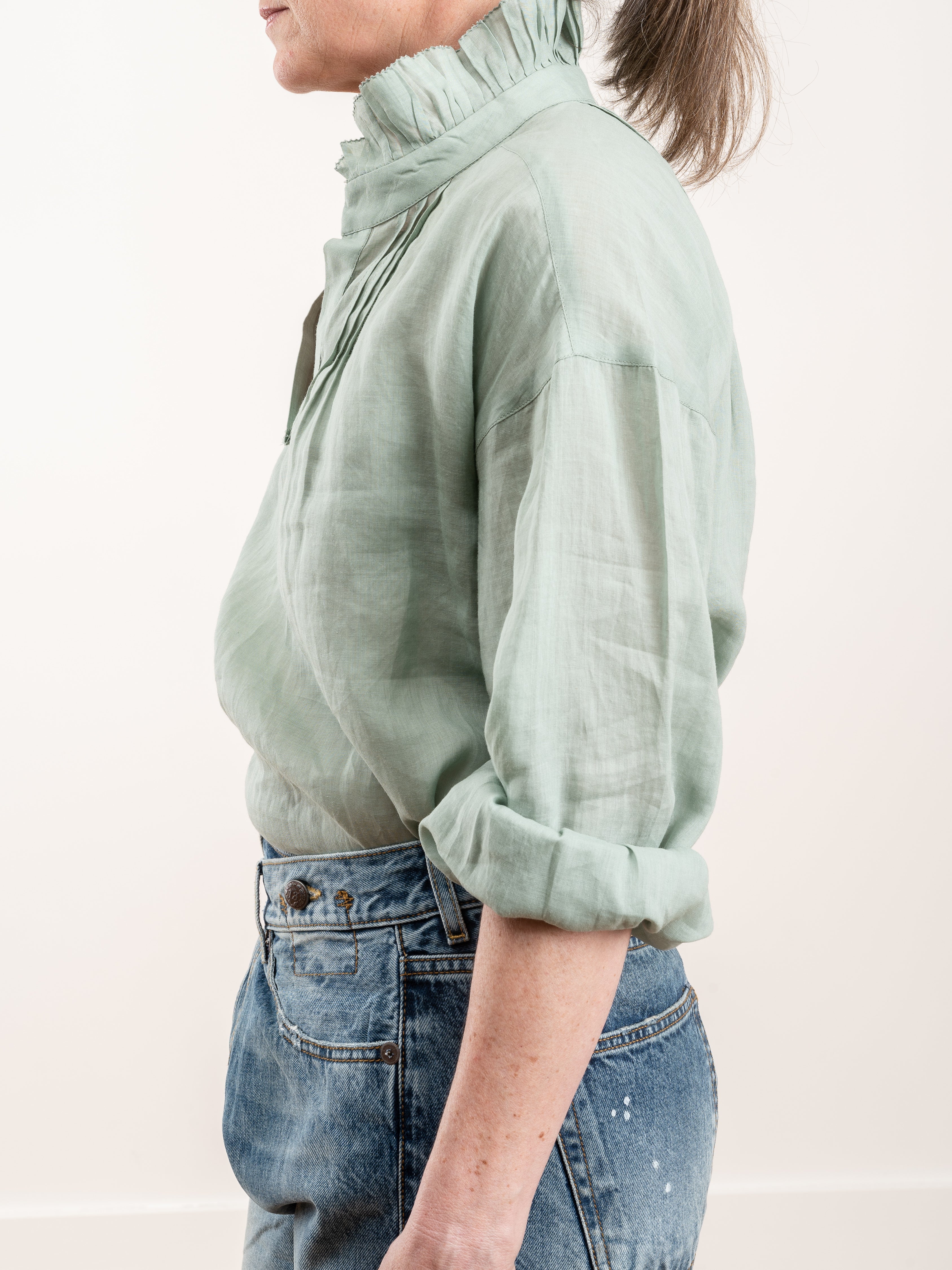 lucy l/s blouse - seamoss - Image 4