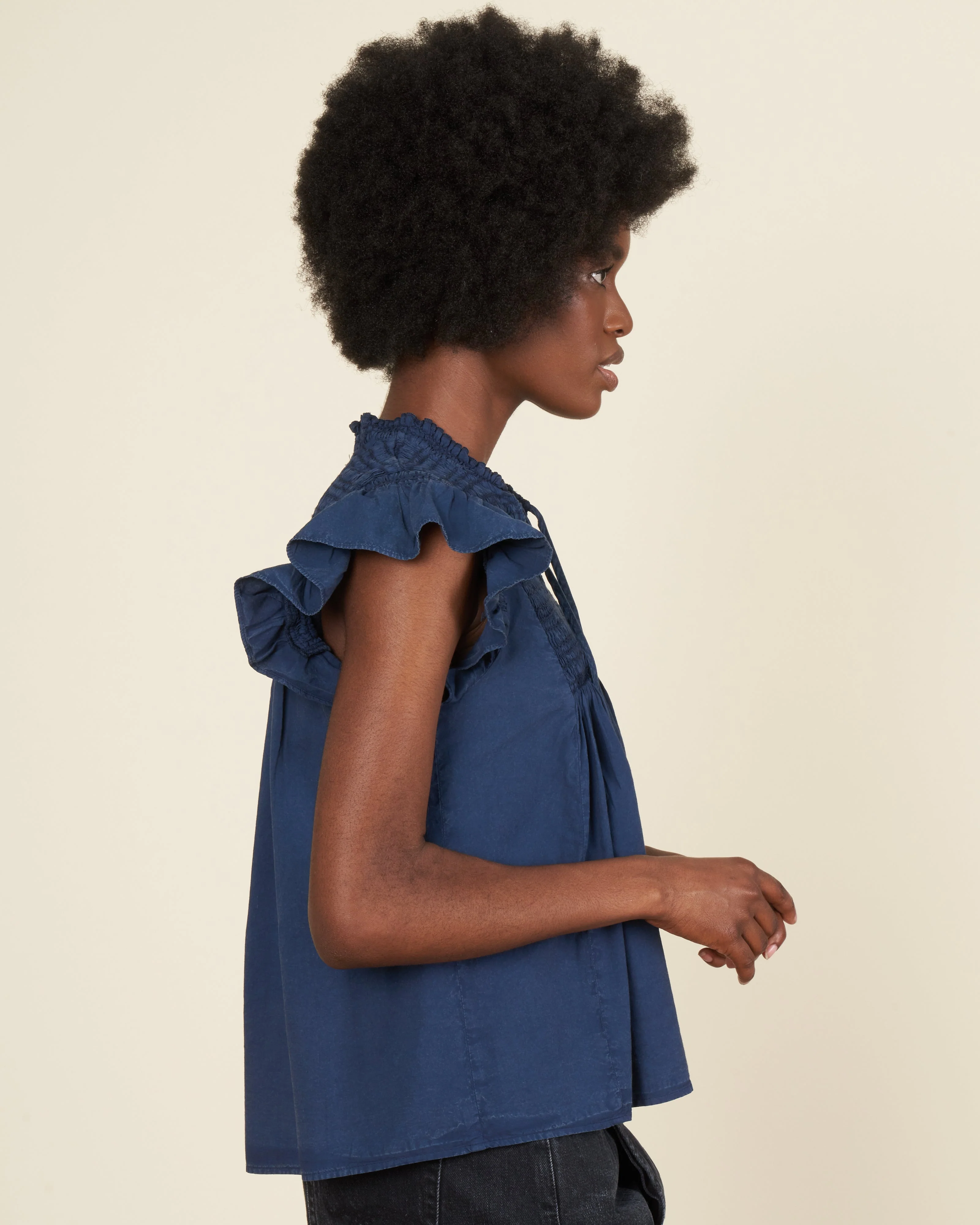 simona flutter slv top - blue - Image 3