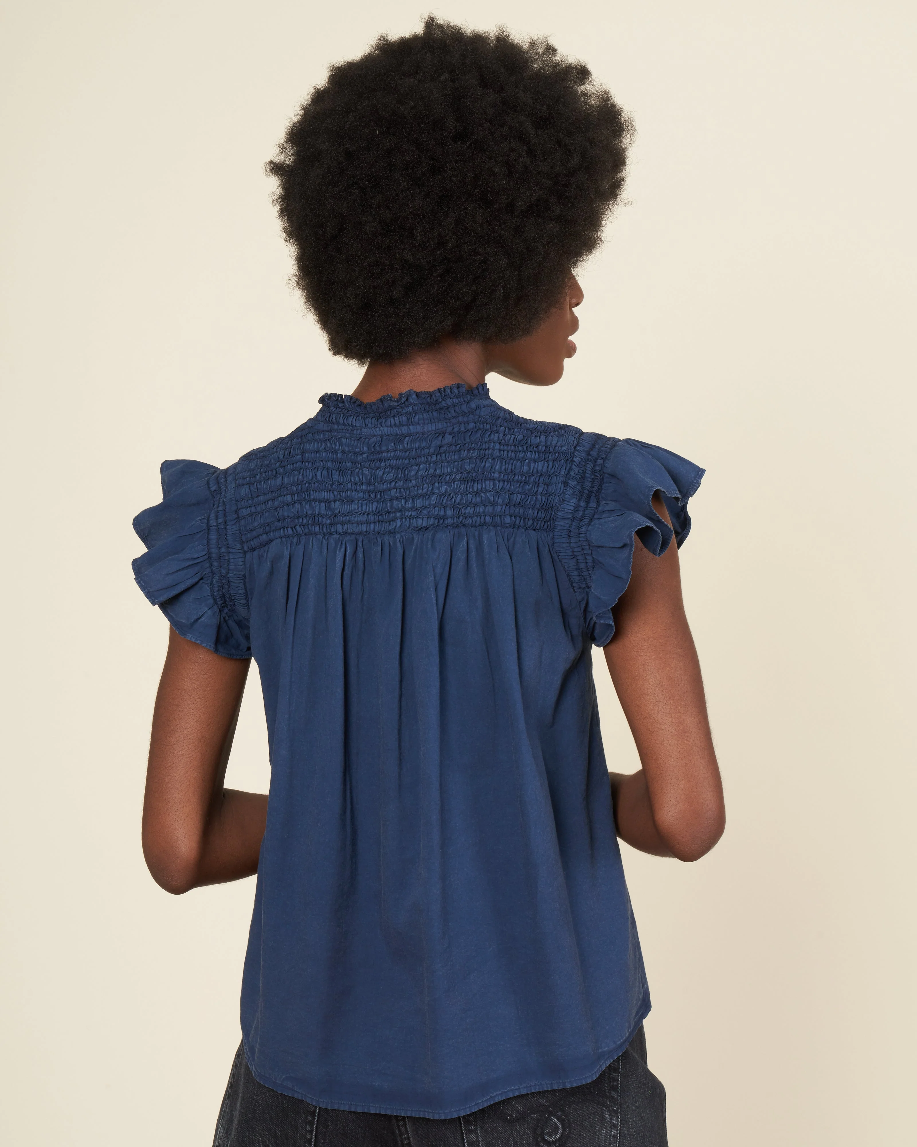 simona flutter slv top - blue - Image 4