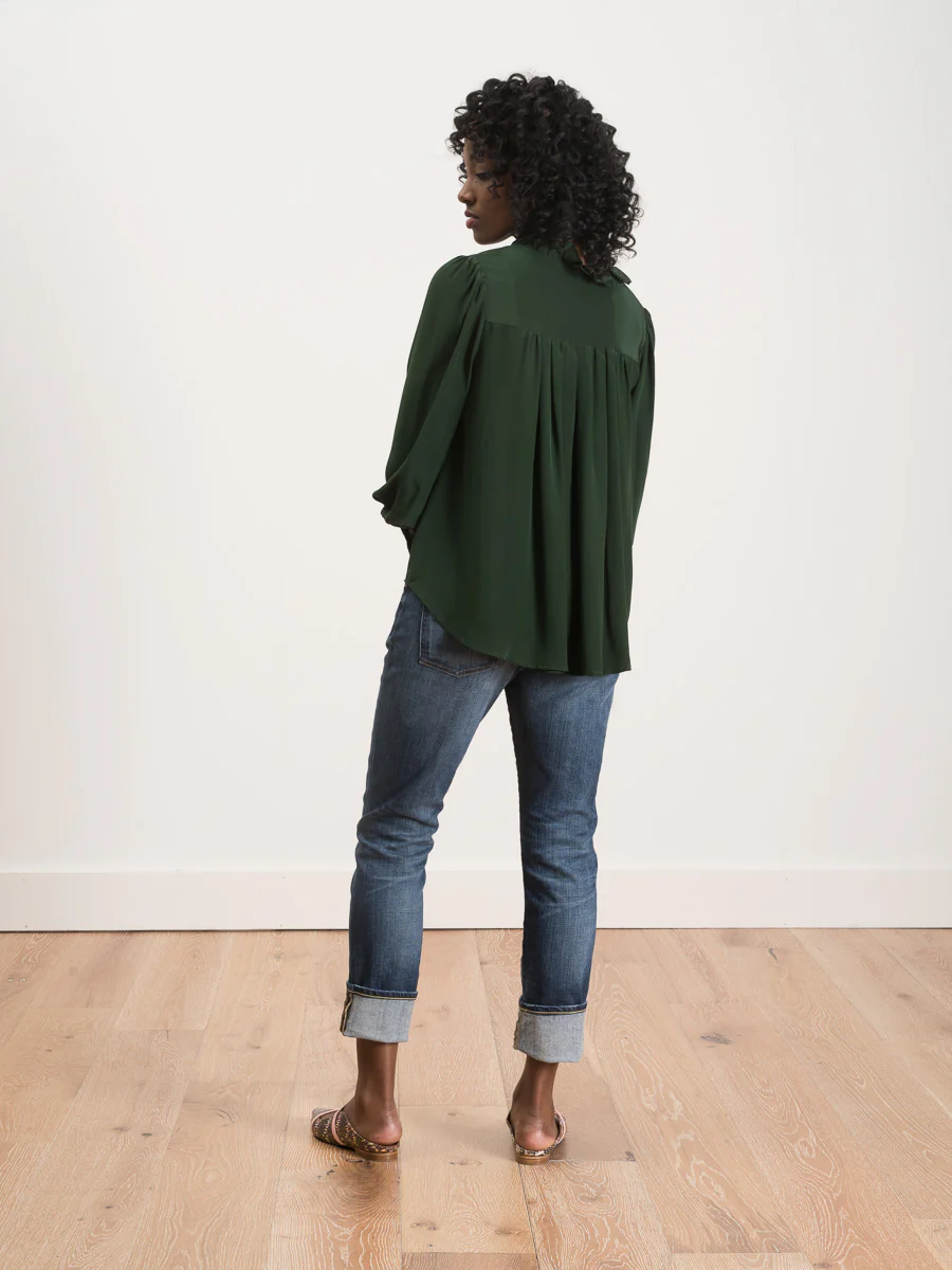 solange top - dark green - Image 2