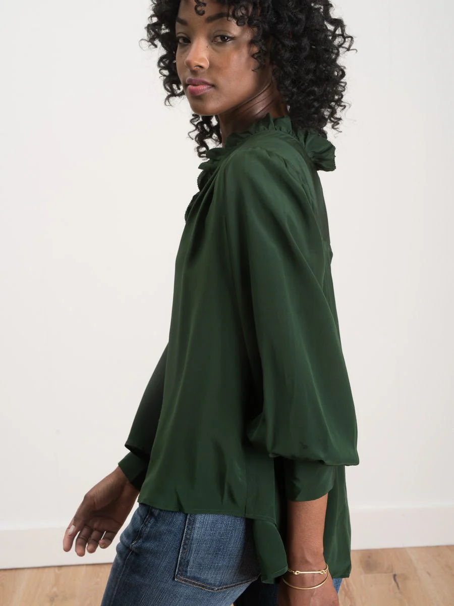 solange top - dark green - Image 4