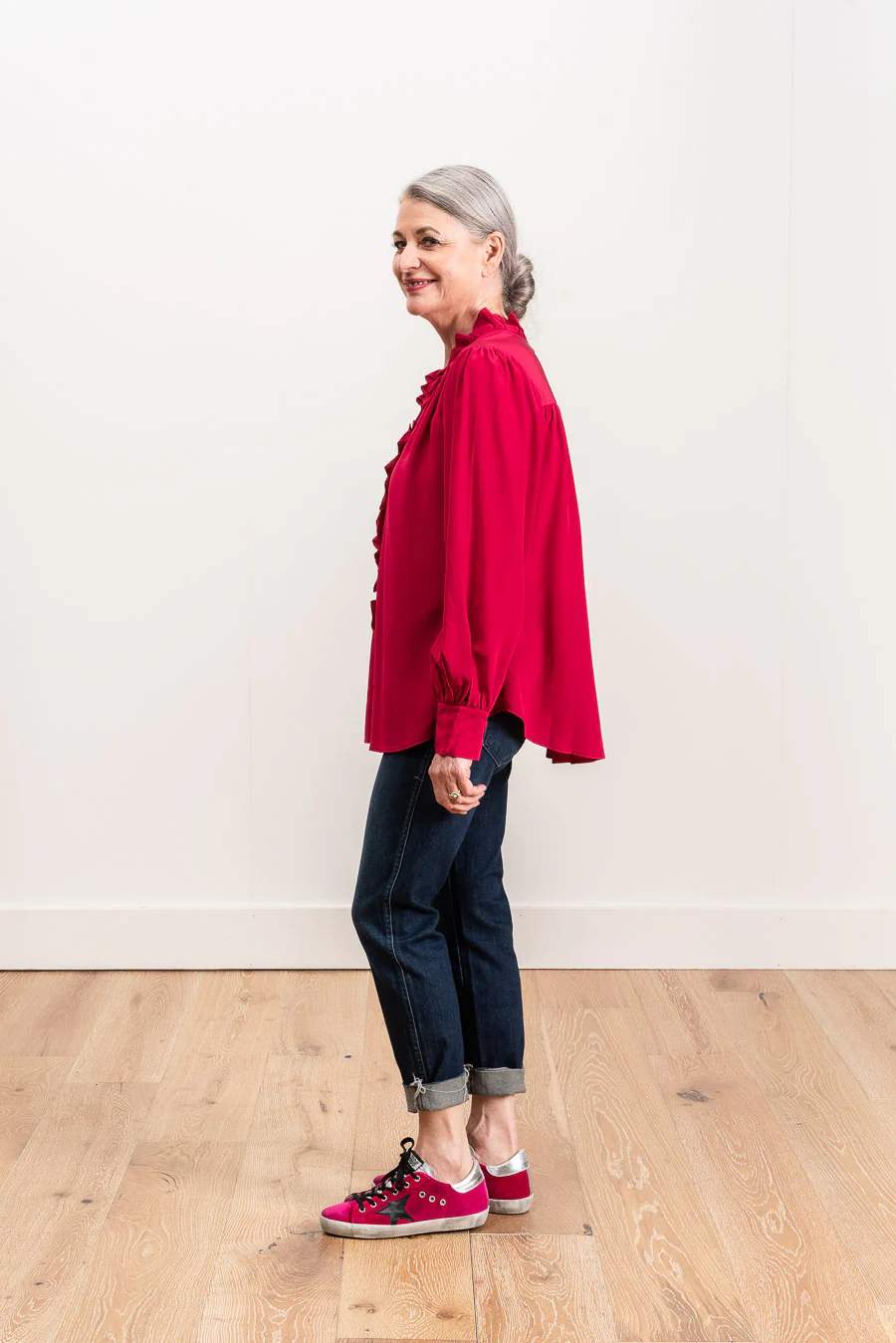 solange top - fuschia - Image 2