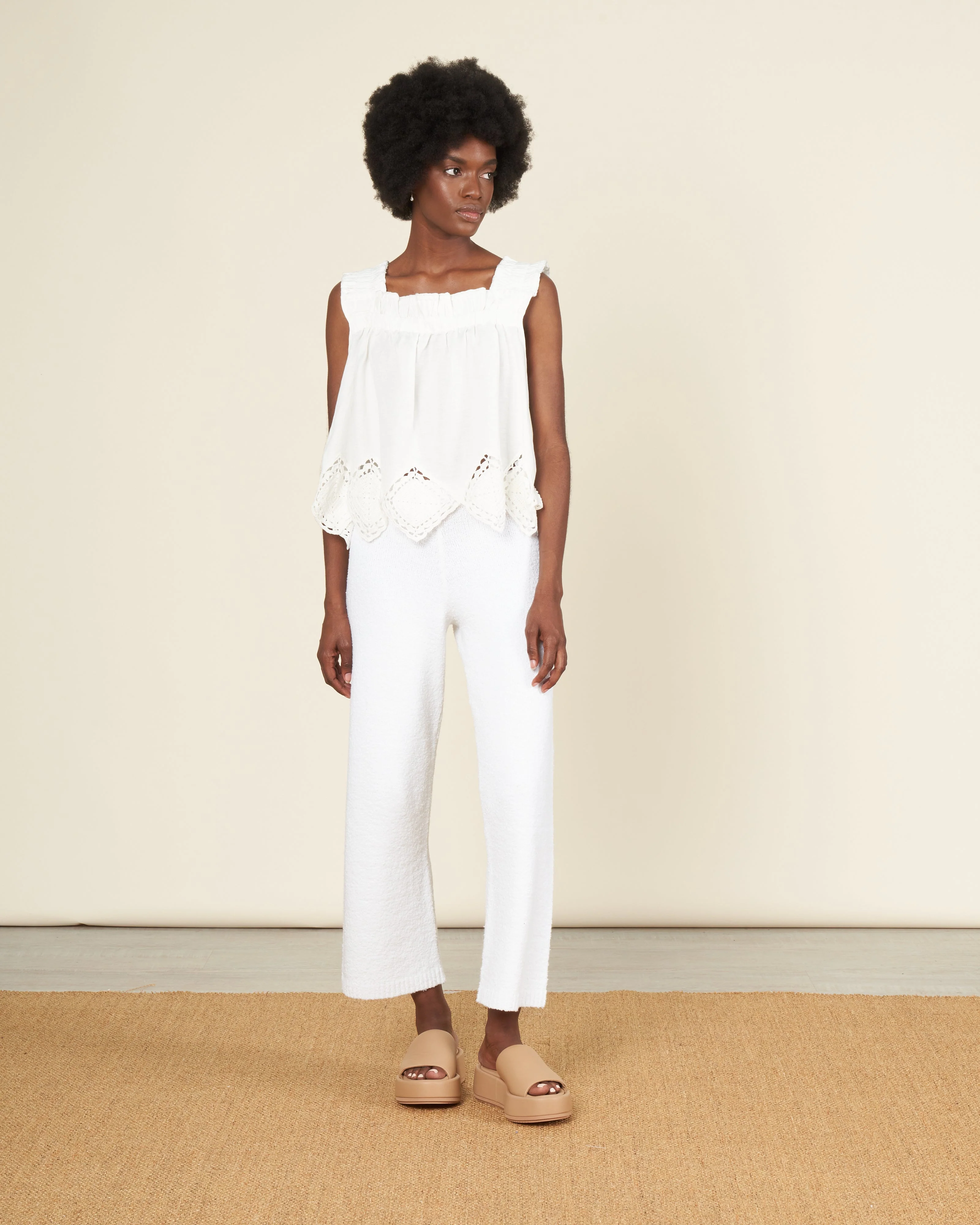 vlada crochet tank top - white - Image 2