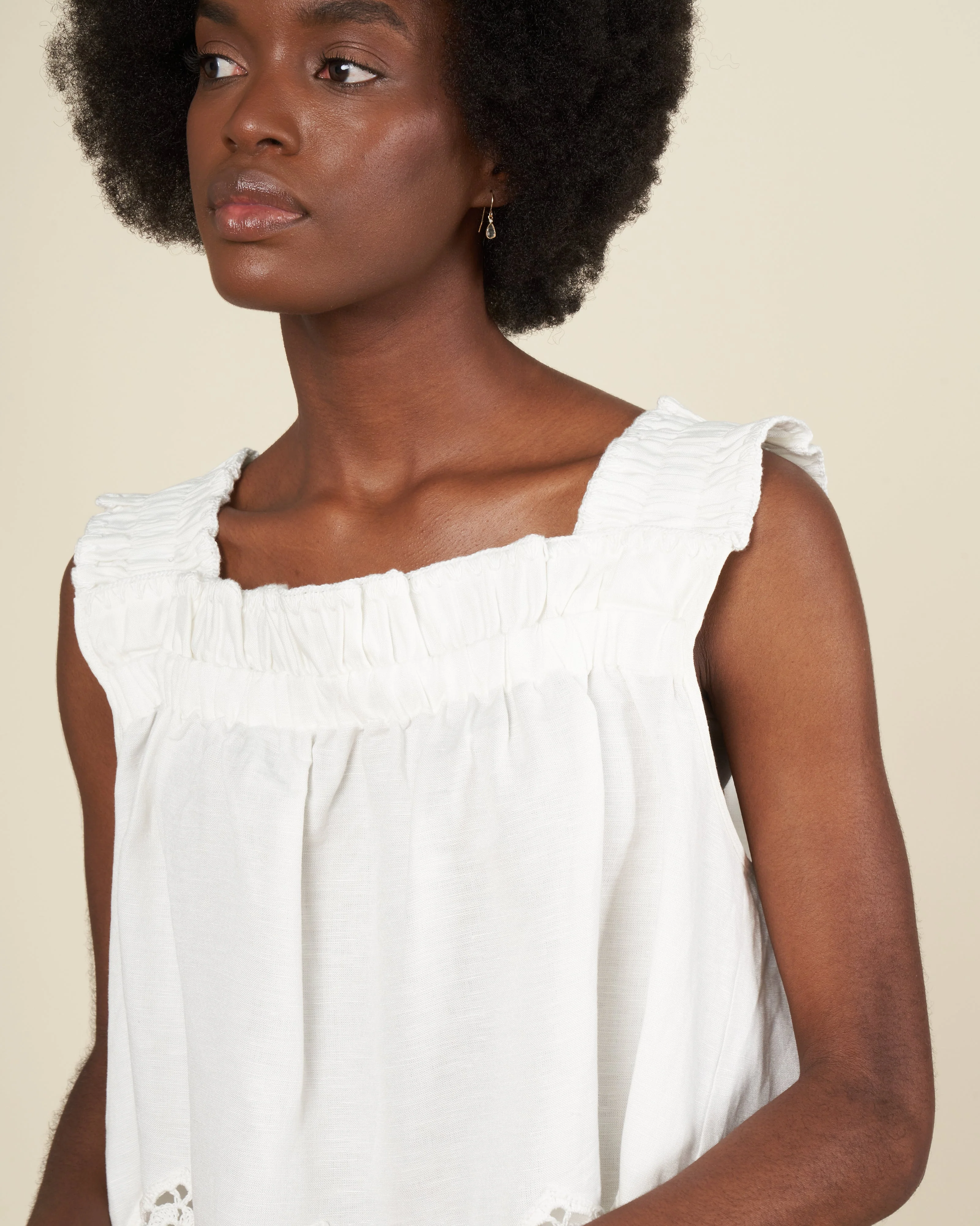 vlada crochet tank top - white - Image 5