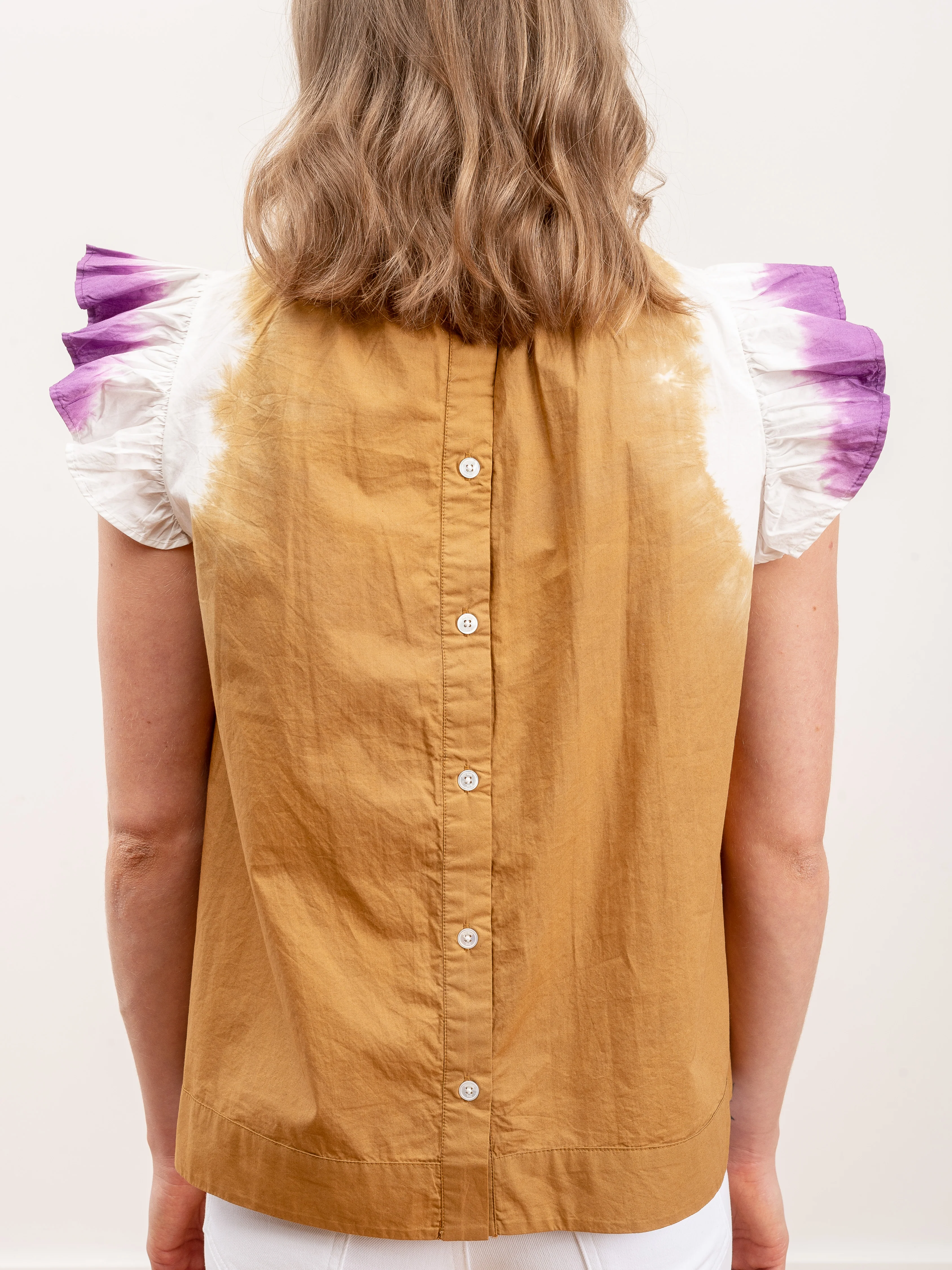 zelda flutter sleeve top - honey - Image 5