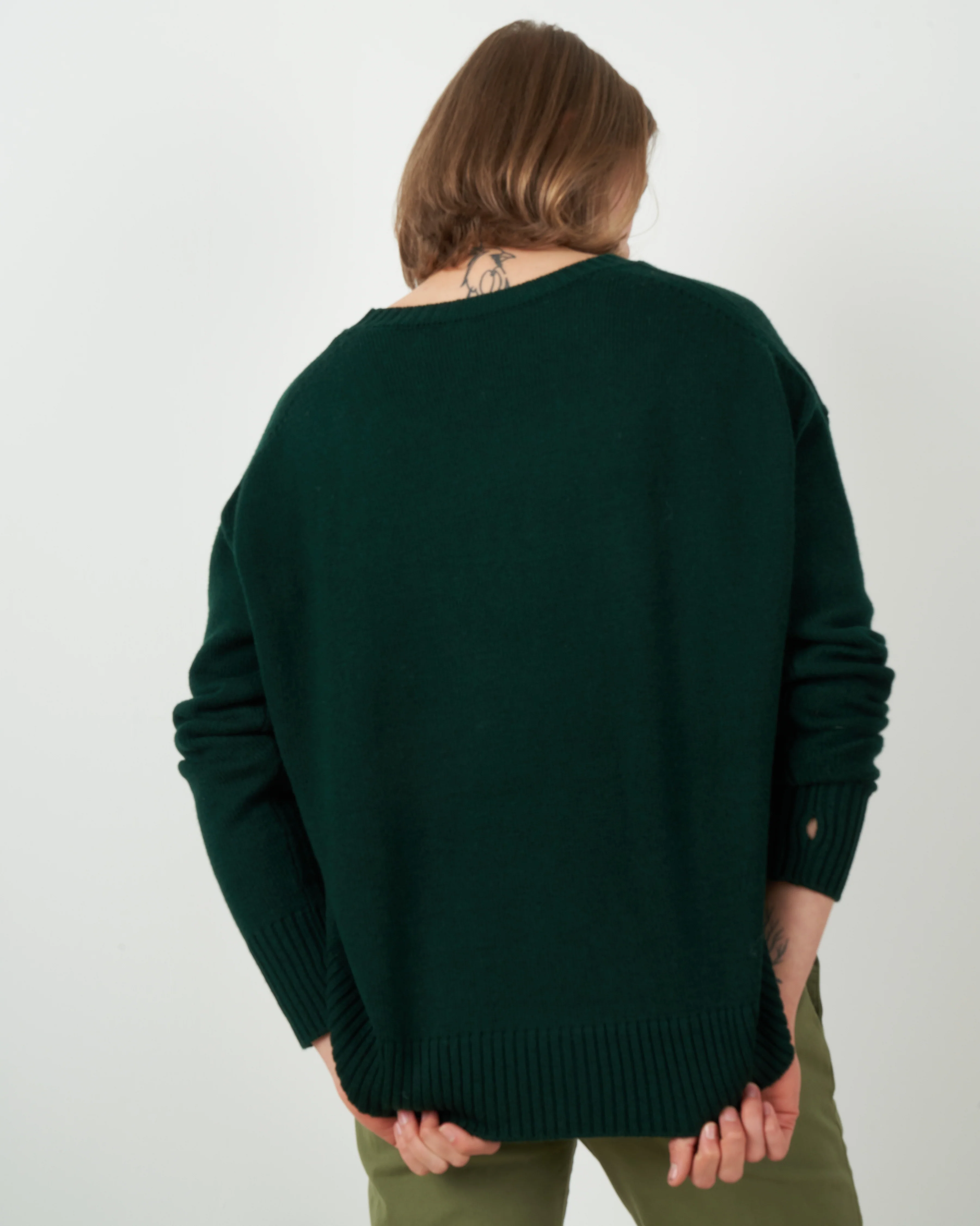 crewneck pullover - jade - Image 2