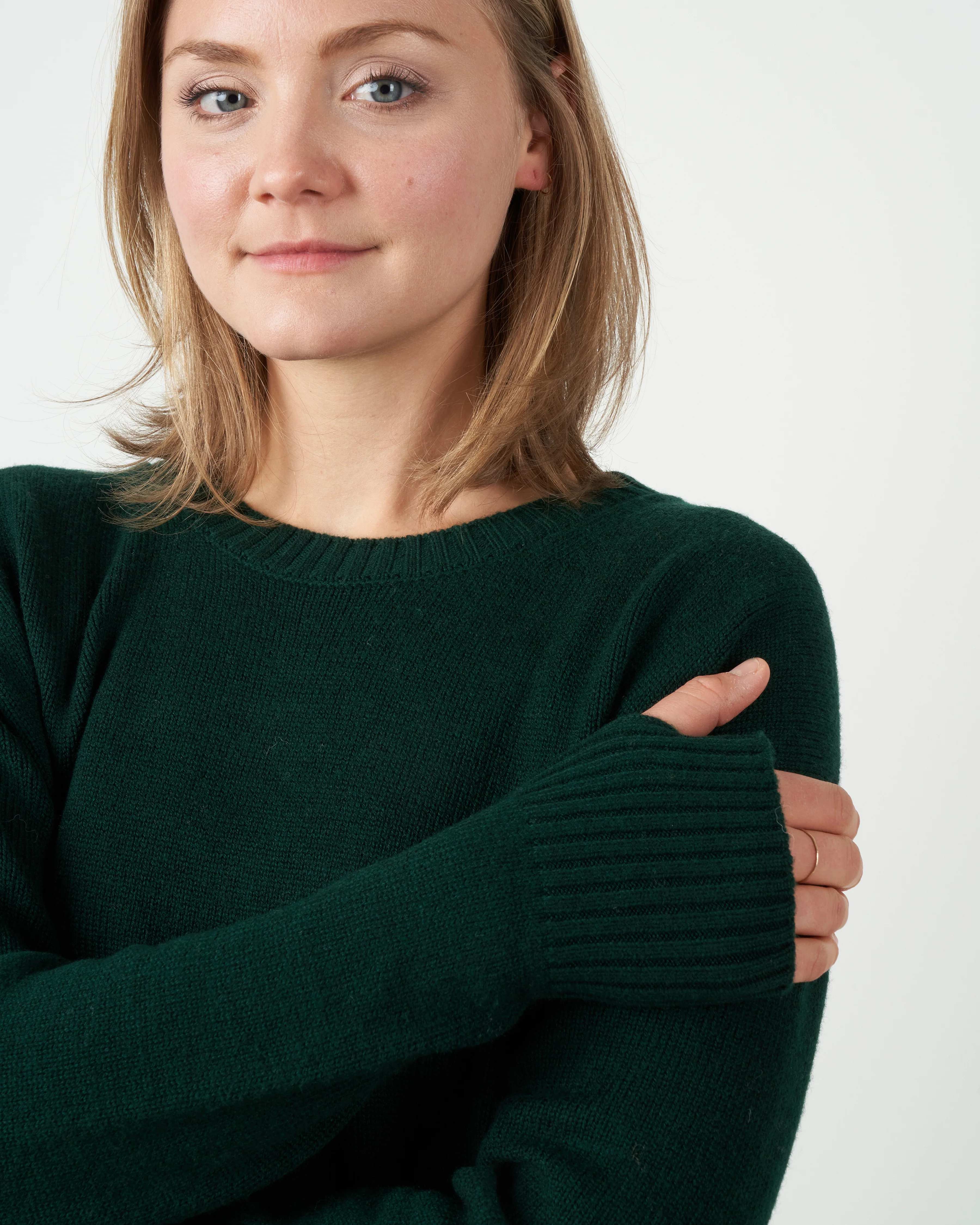 crewneck pullover - jade - Image 4