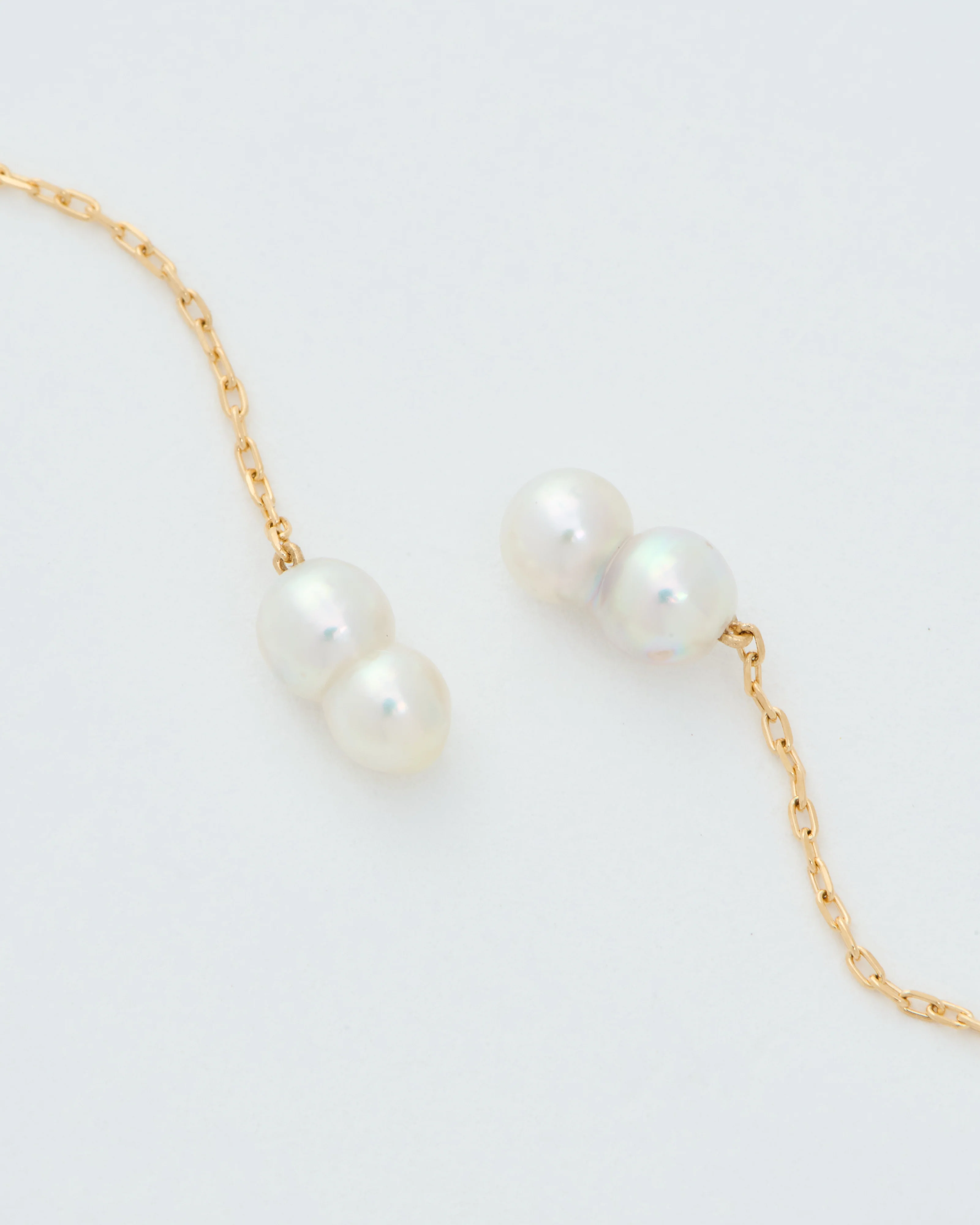 baby pearl chain earrings - Image 2