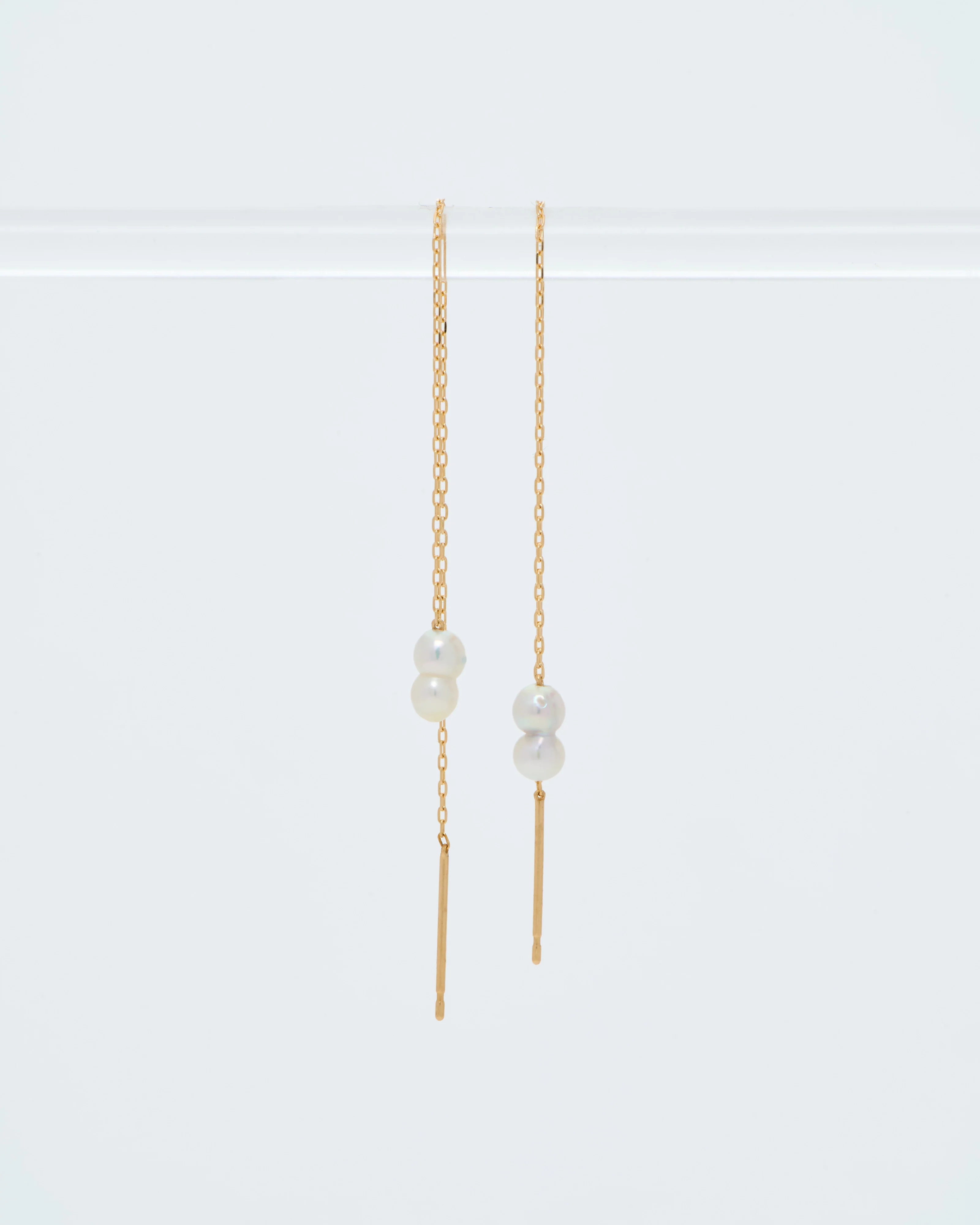 baby pearl chain earrings - Image 7