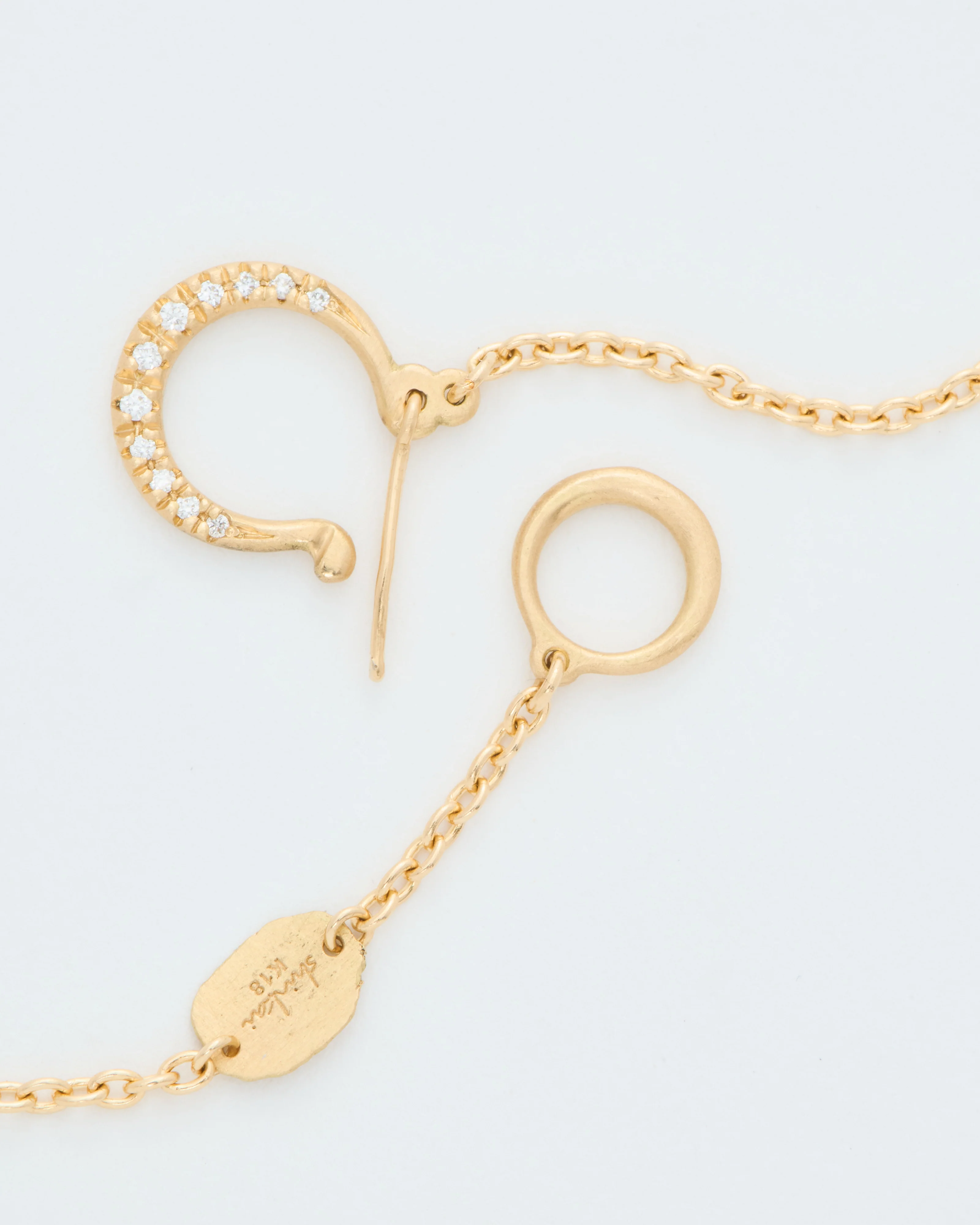 hung gold necklace - Image 6