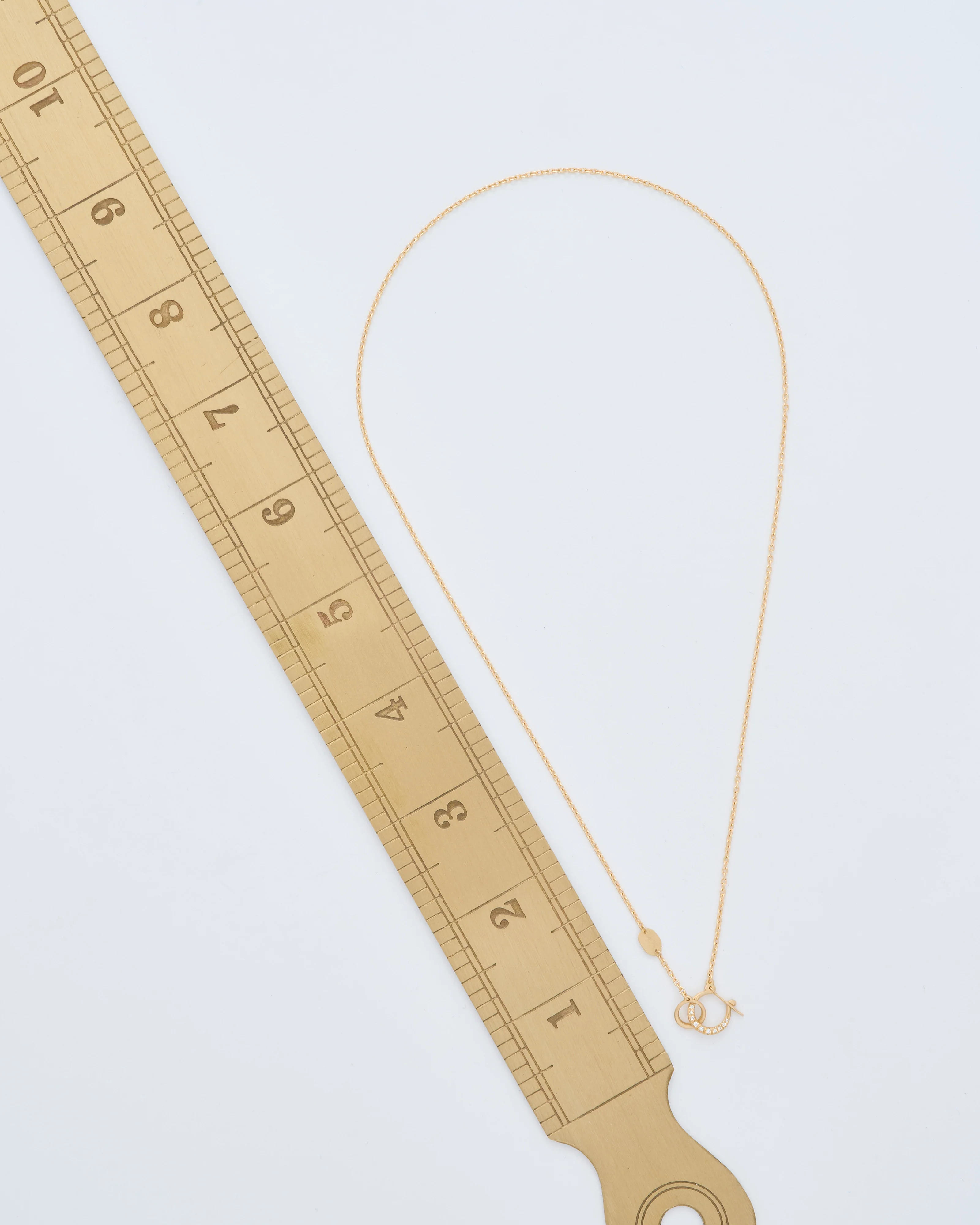 hung gold necklace - Image 7