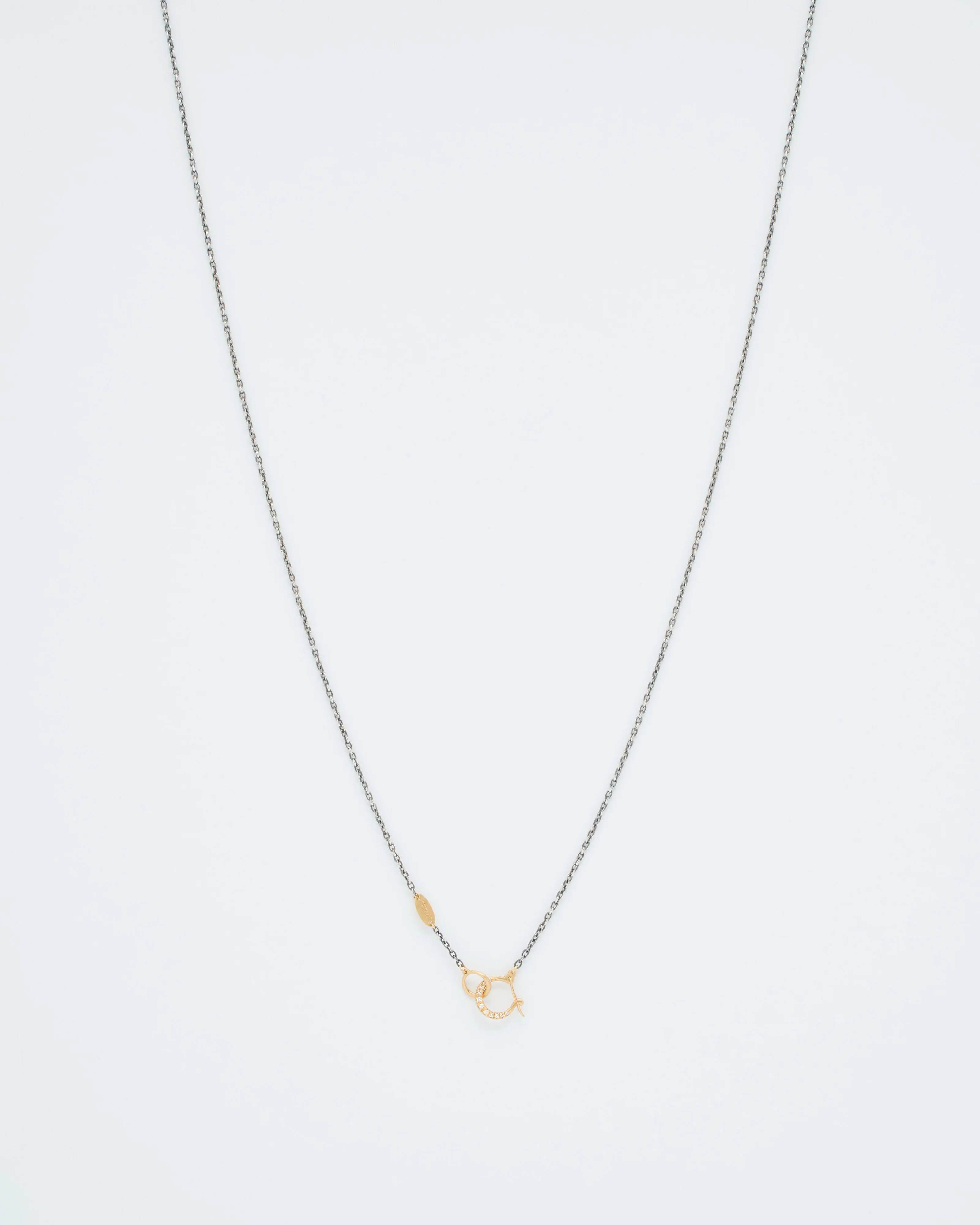 hung silver necklace - Image 4
