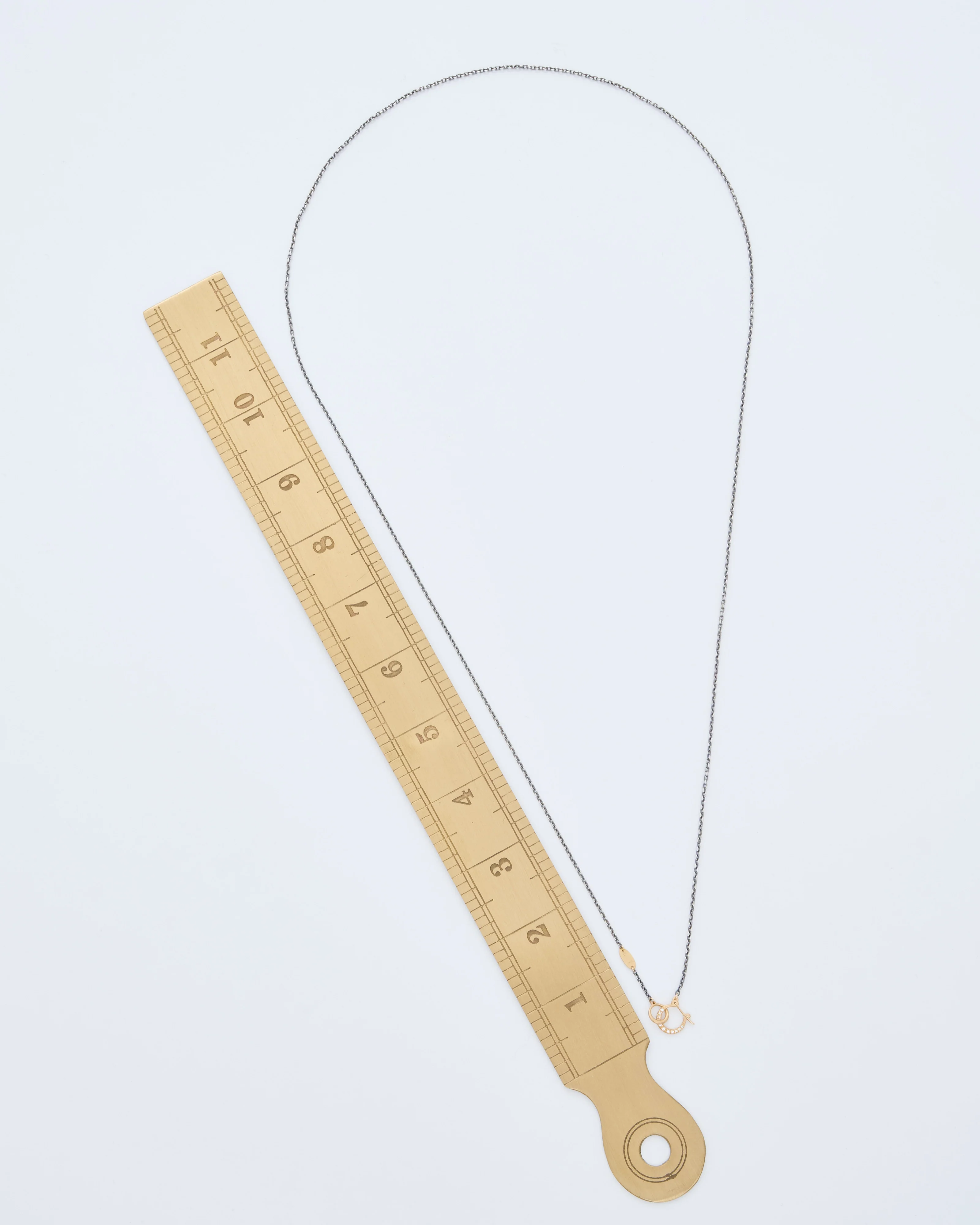 hung silver necklace - Image 6