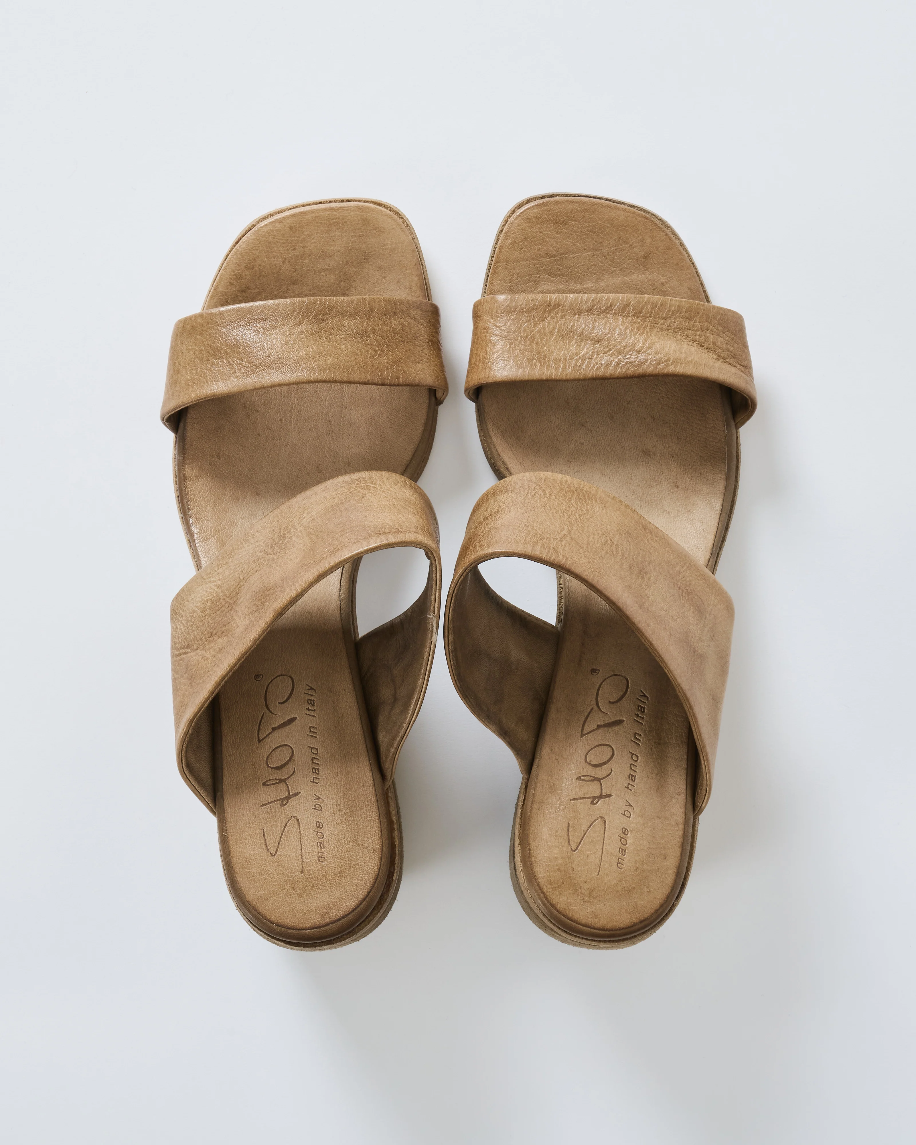 heeled two-strap sandal - Image 3