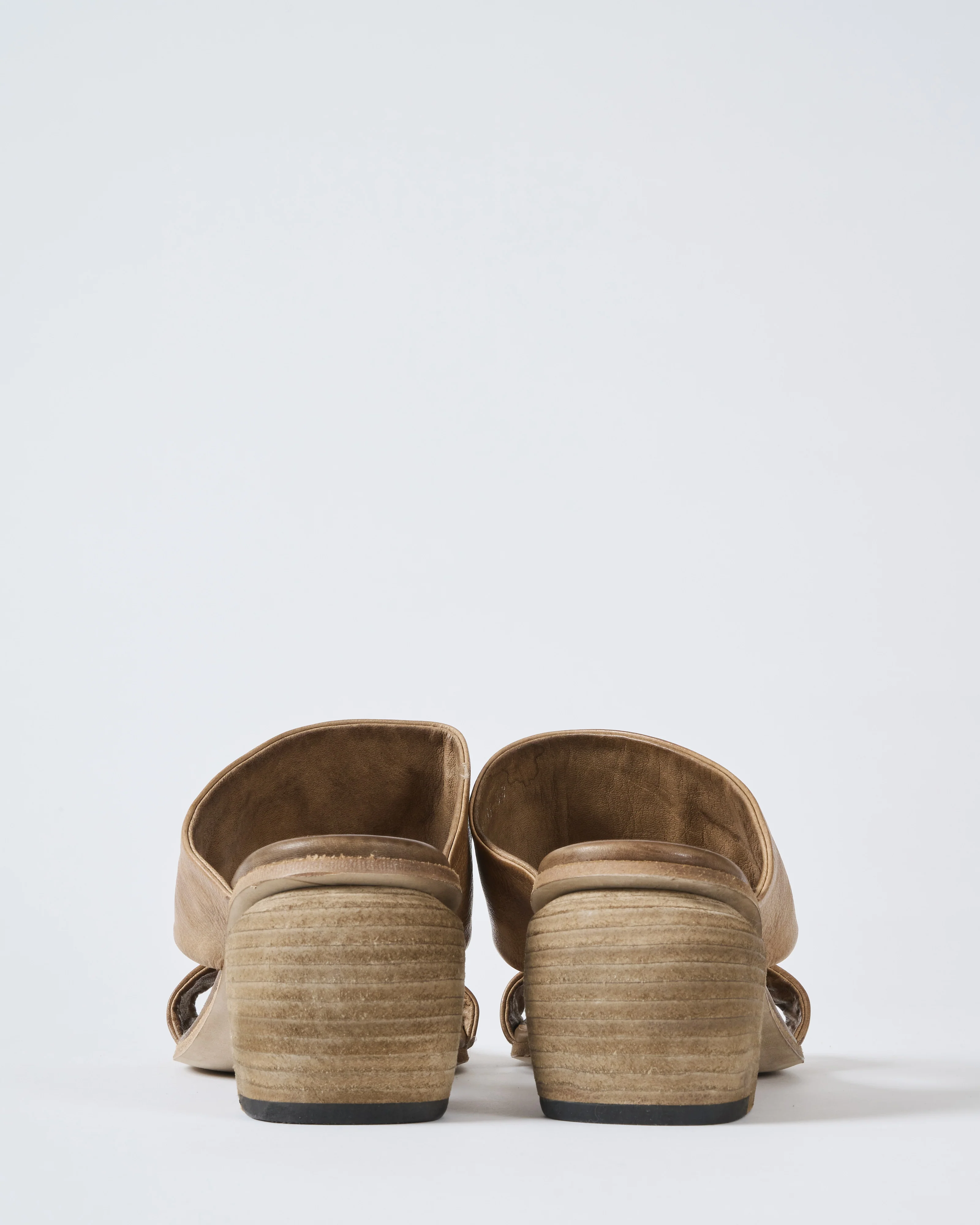 heeled two-strap sandal - Image 4