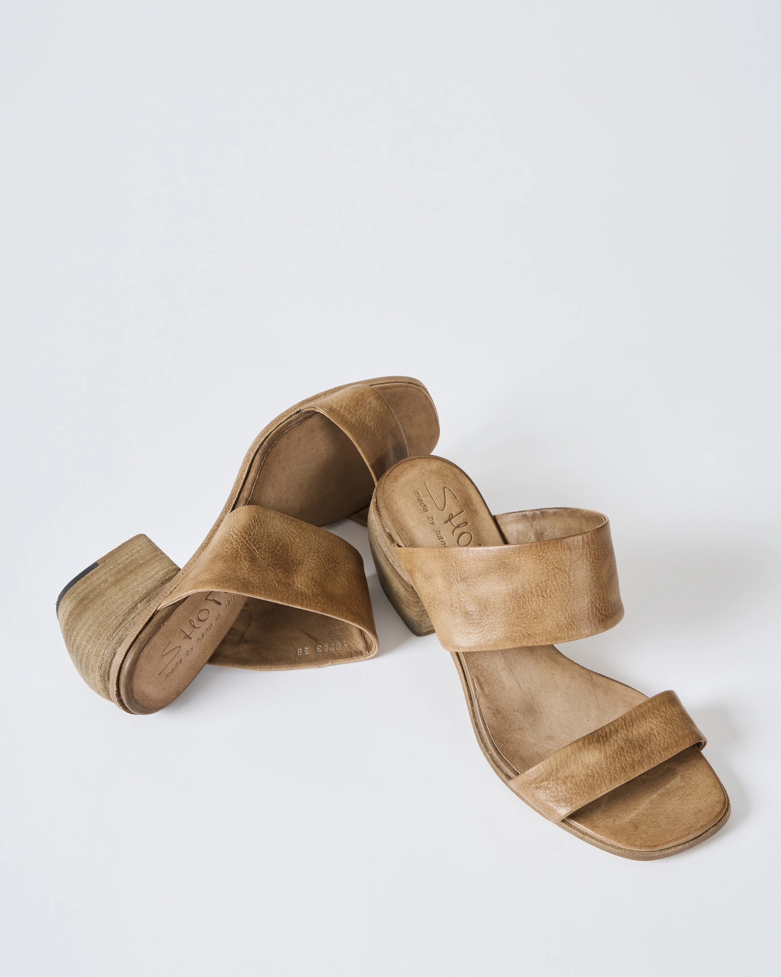 heeled two-strap sandal - Image 5