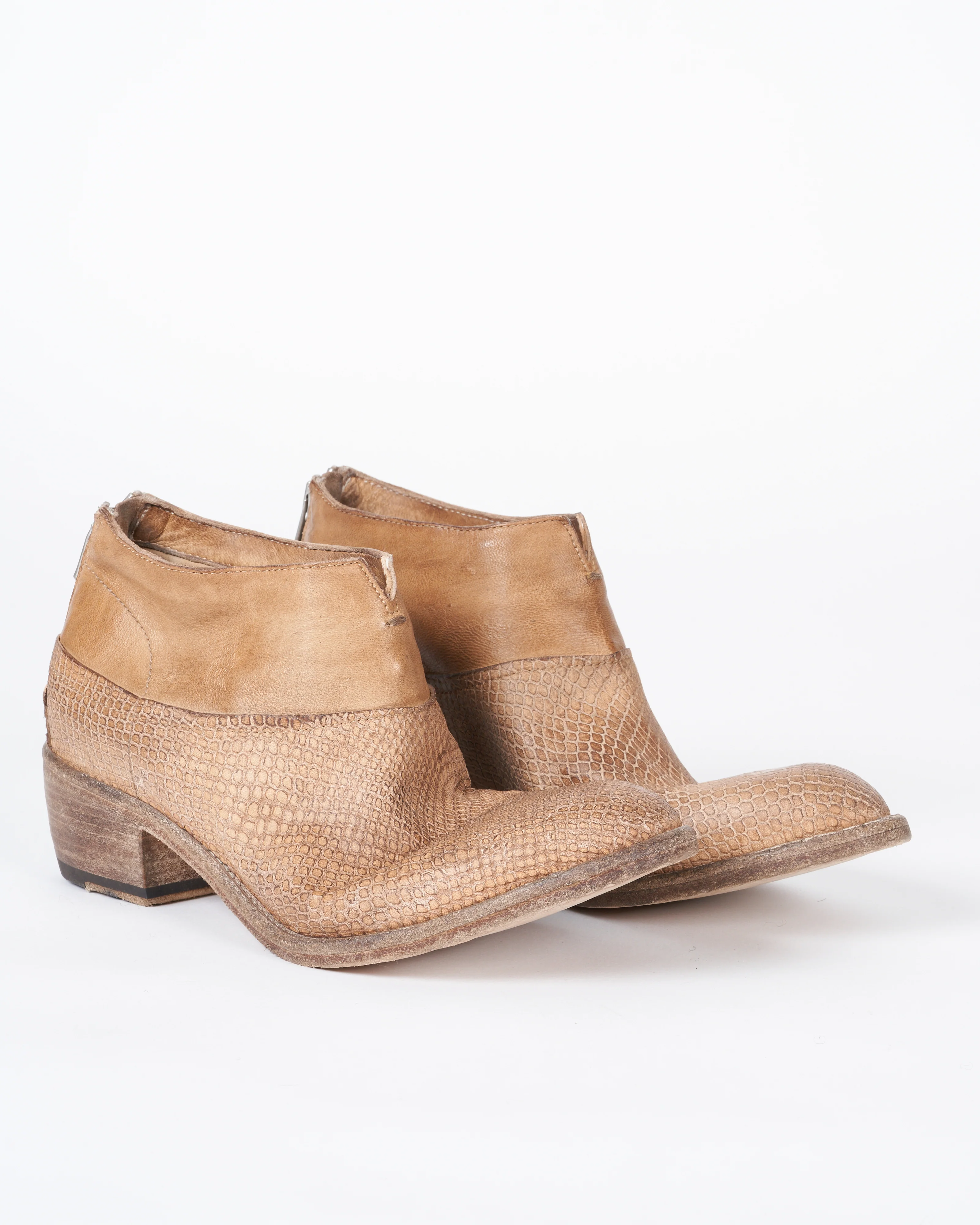 low ankle boot - cigar leather - Image 2