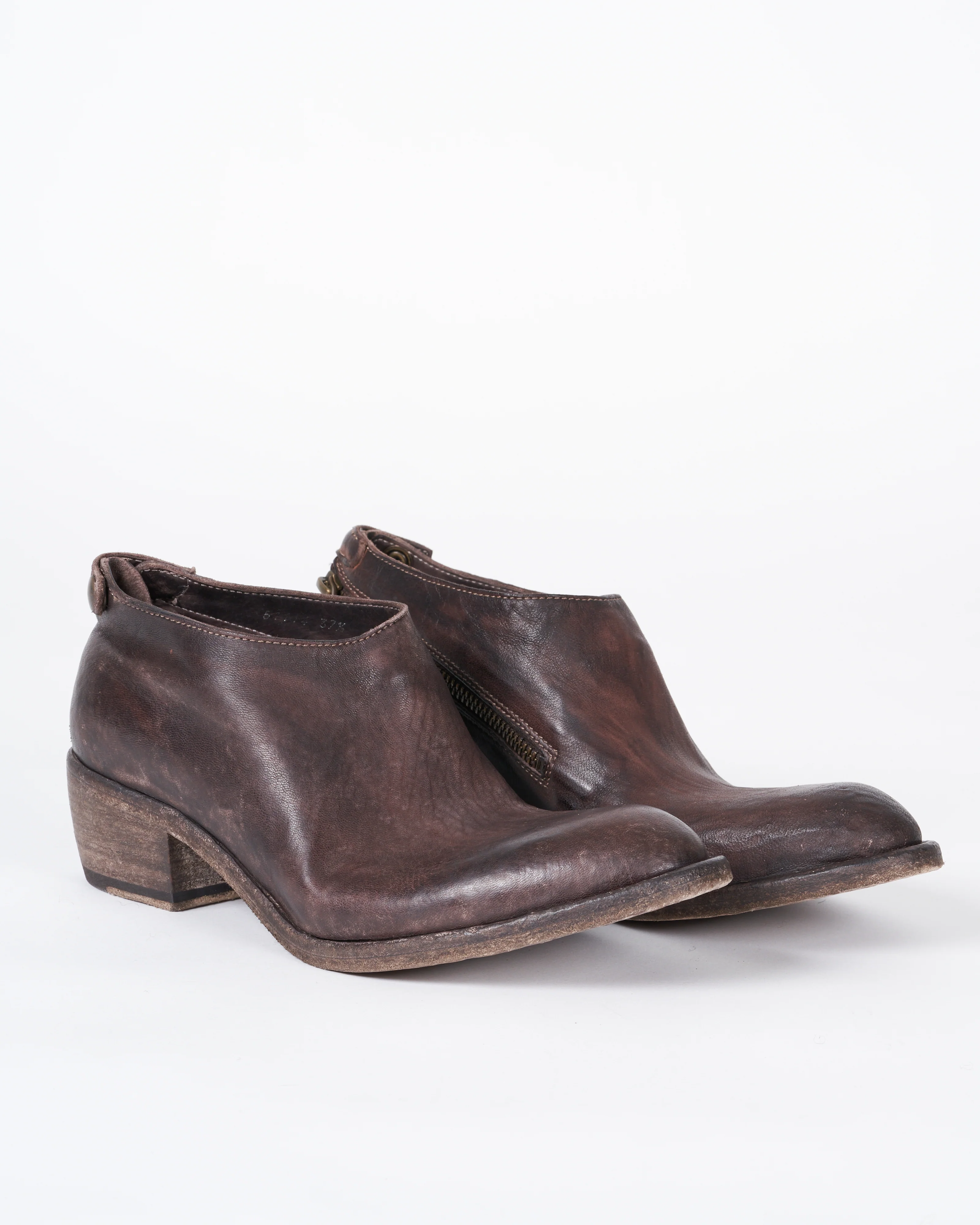 low ankle boot -side zipper - Image 2