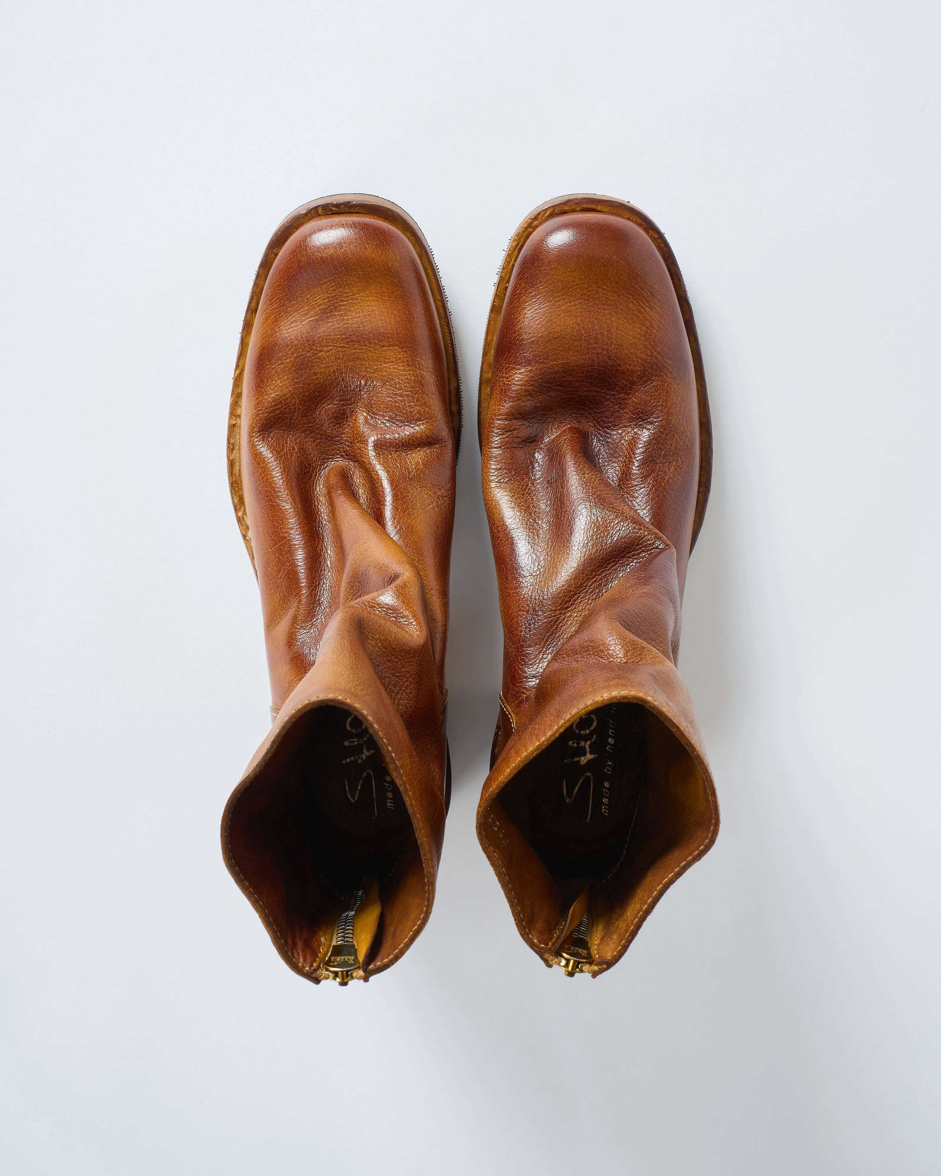 low boot square toe with back zip - Image 4