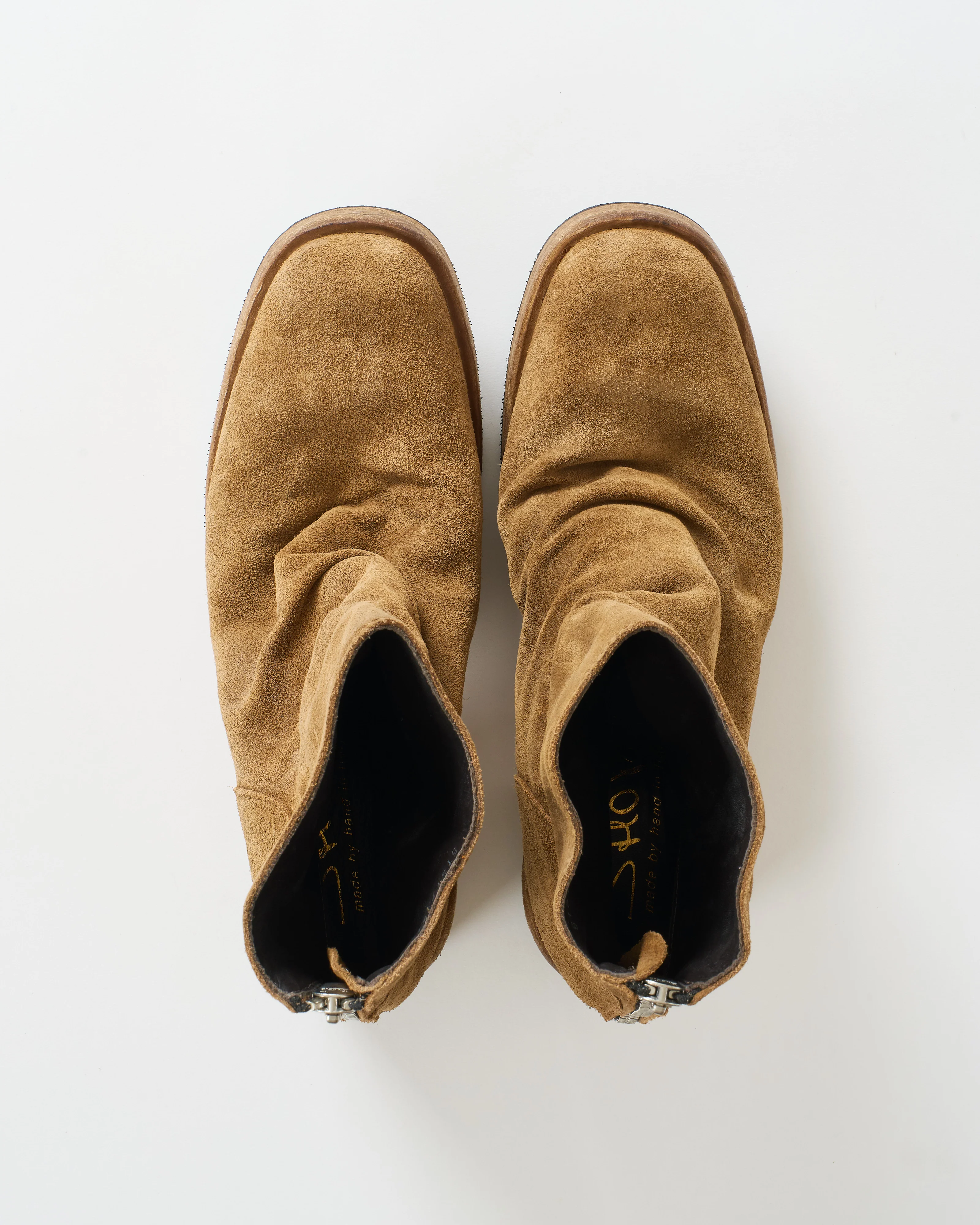 square toe block heel back zipper - Image 4