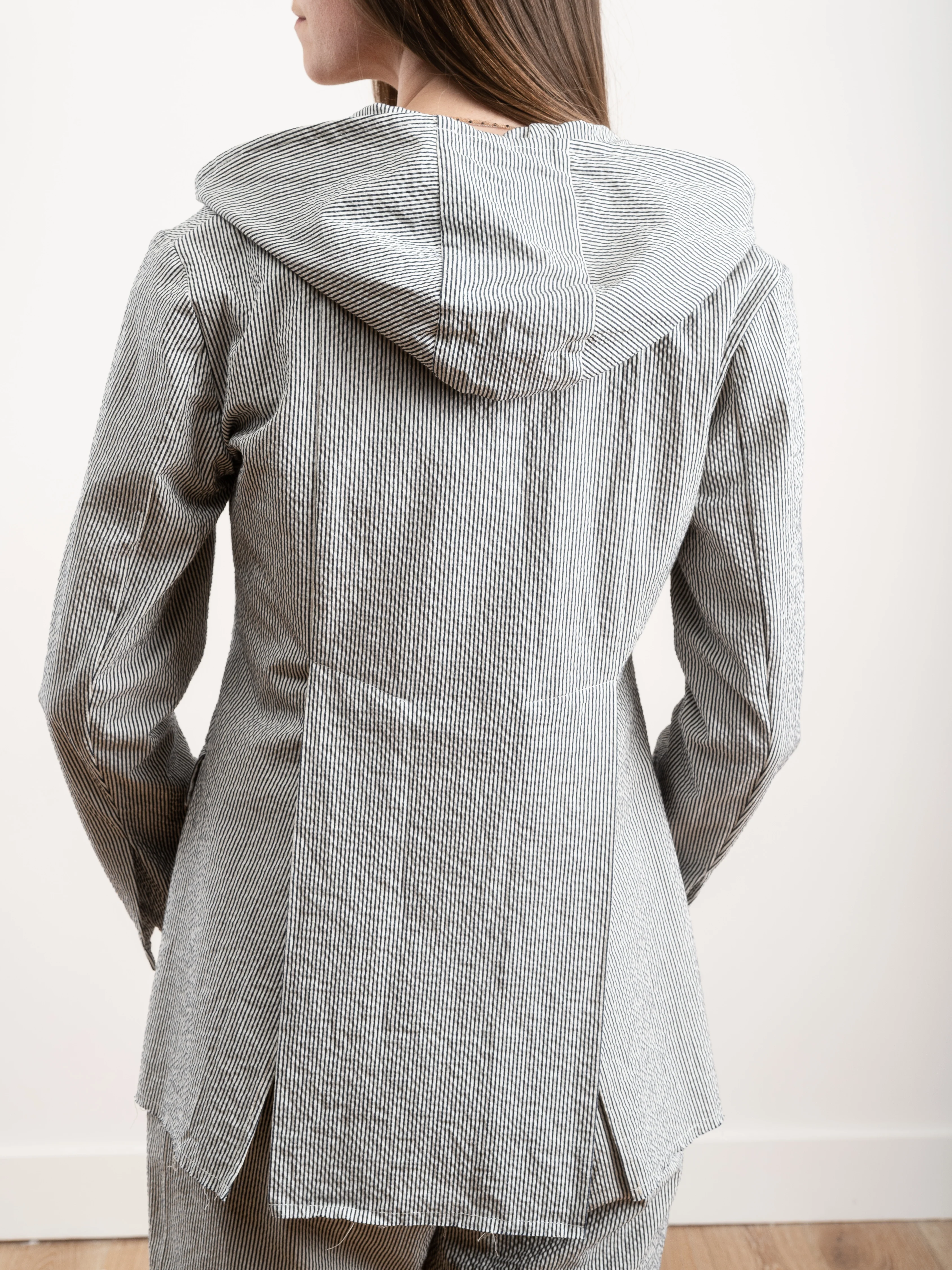 bond jacket w/ hoody - seersucker - Image 6