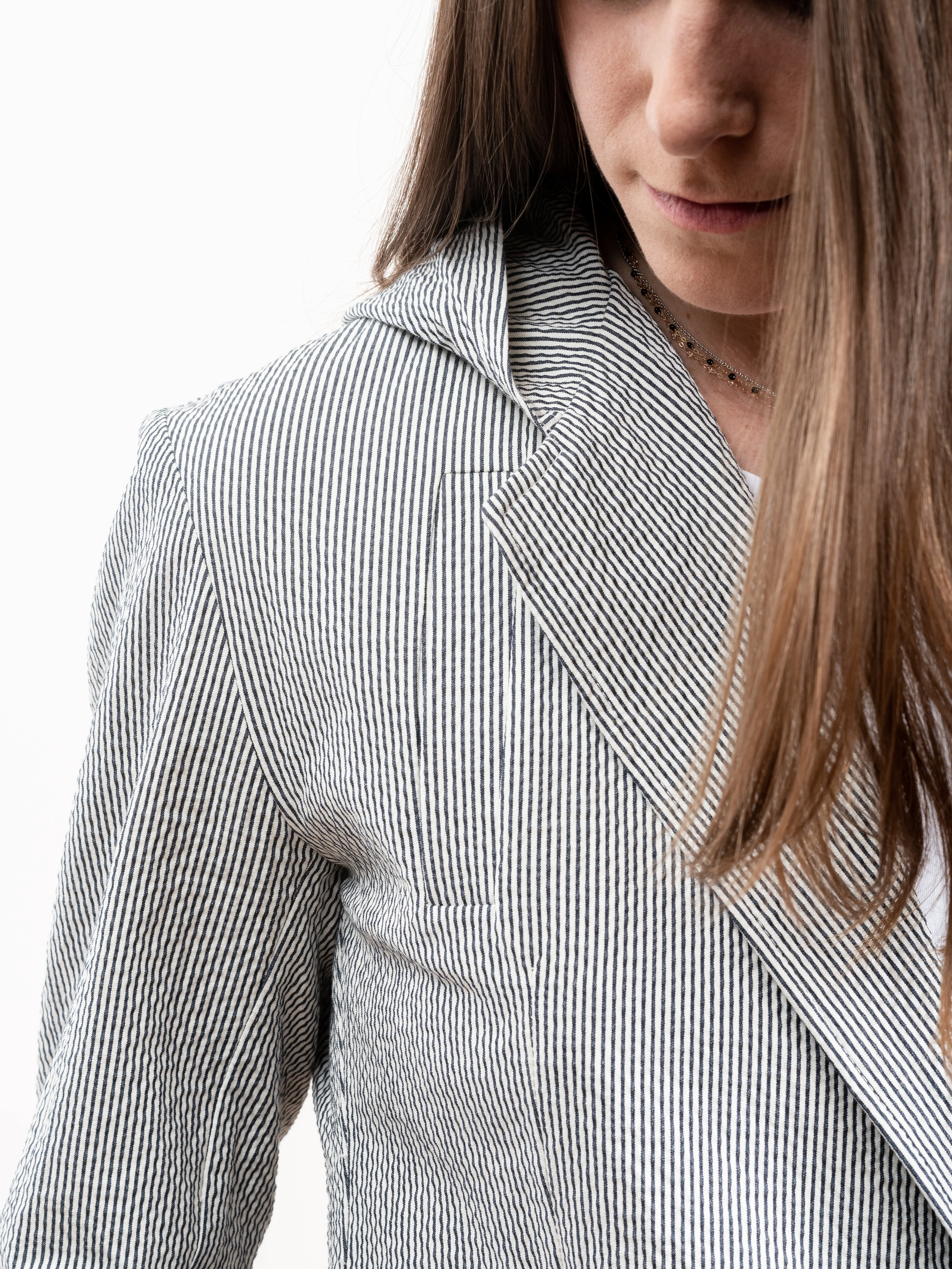 bond jacket w/ hoody - seersucker - Image 7